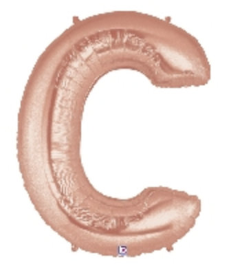 Rose Gold Letter C