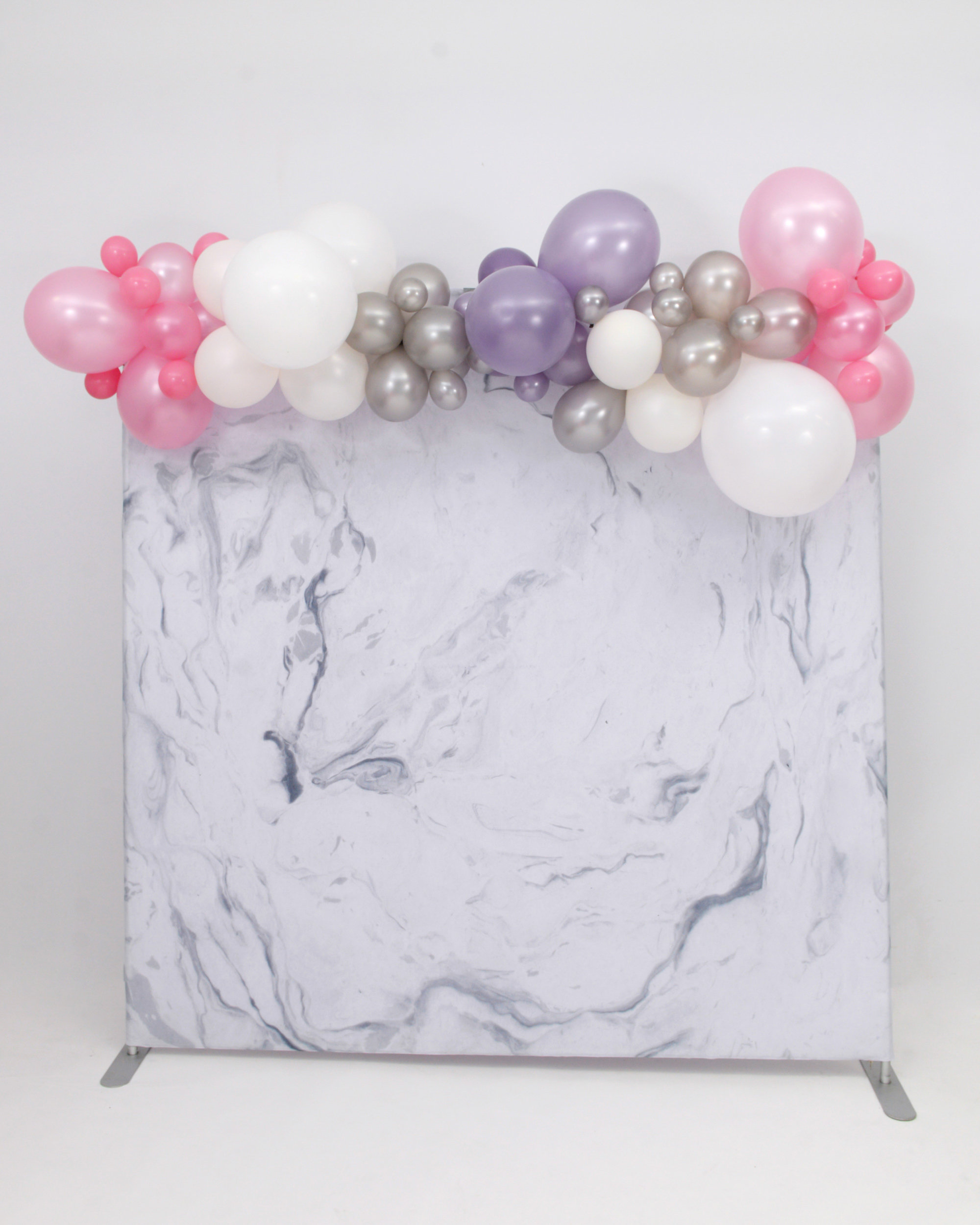 Hubba Bubba Balloon Garland With Backdrop
