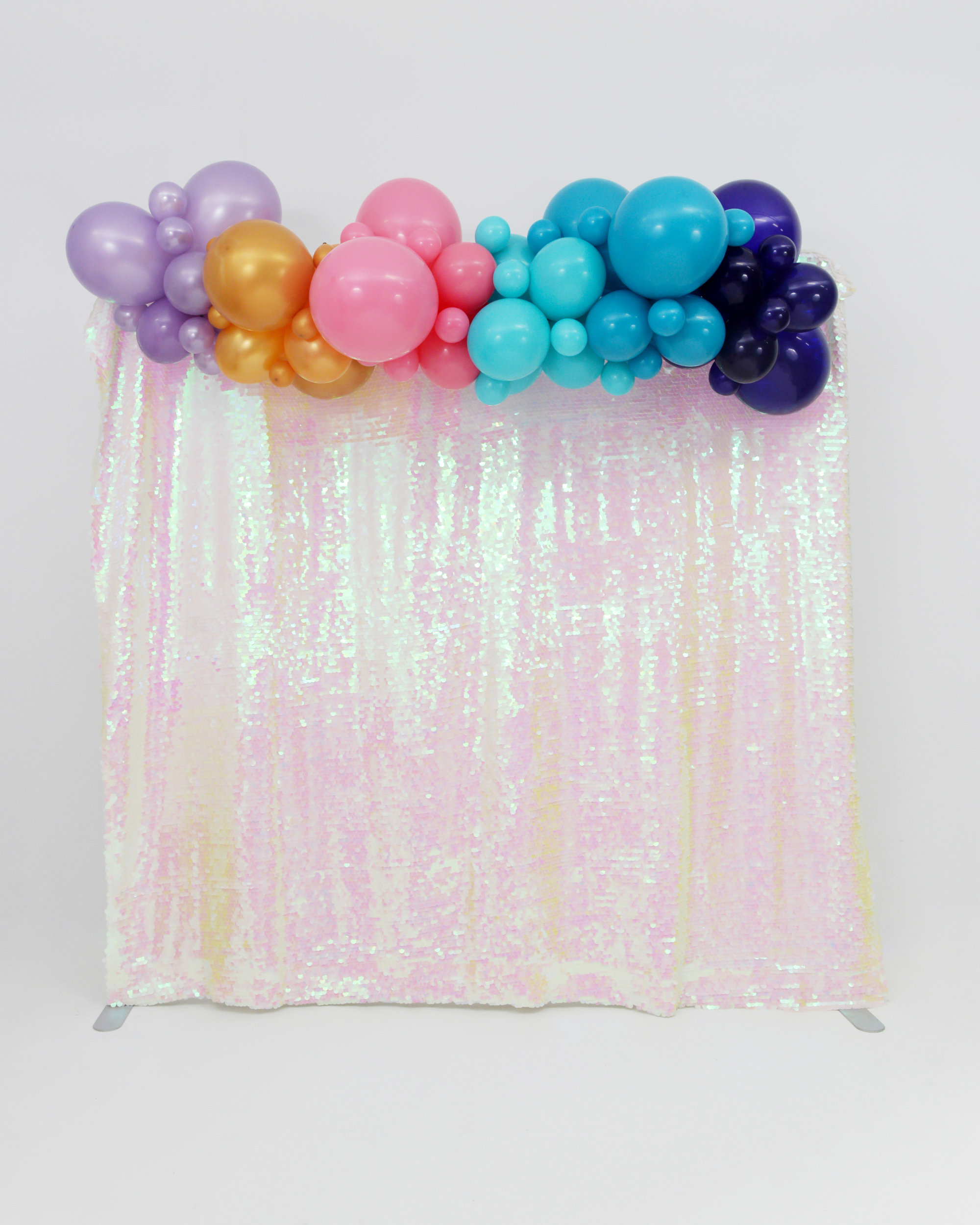 Unicorn Balloon Garland With Backdrop