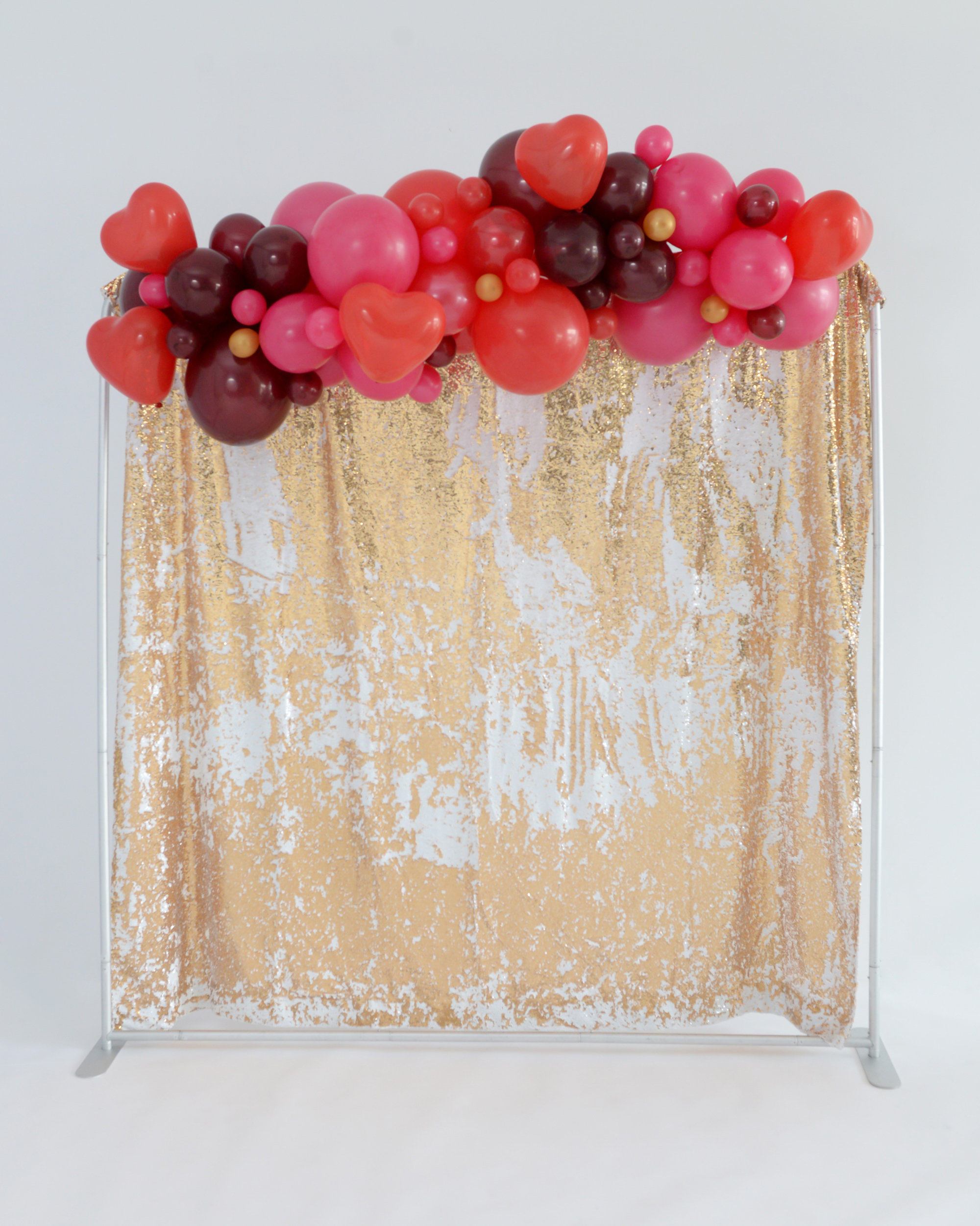 Be My Valentine Balloon Garland Wth Backdrop
