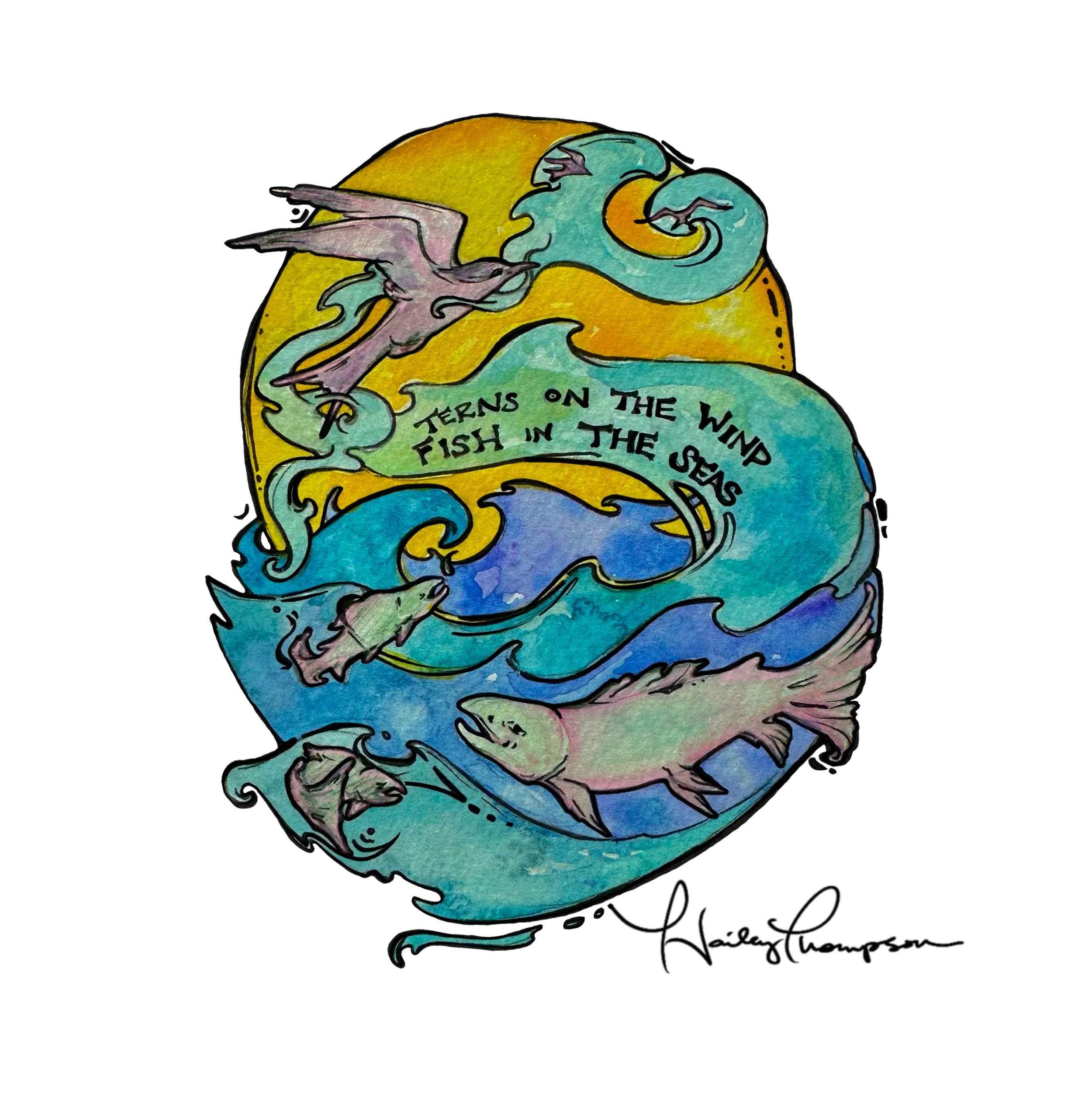 Terns on the Wind, Fish in the Seas