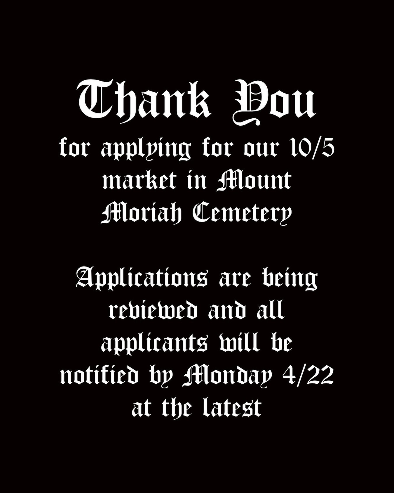 📣 Hi everyone! To all applicants: I have been reviewing applications. There are 229 and only 100 will be accepted. I am looking for quality, variety of mediums and dark aesthetics. I hope to notify everyone by Thursday but please give me until Monda