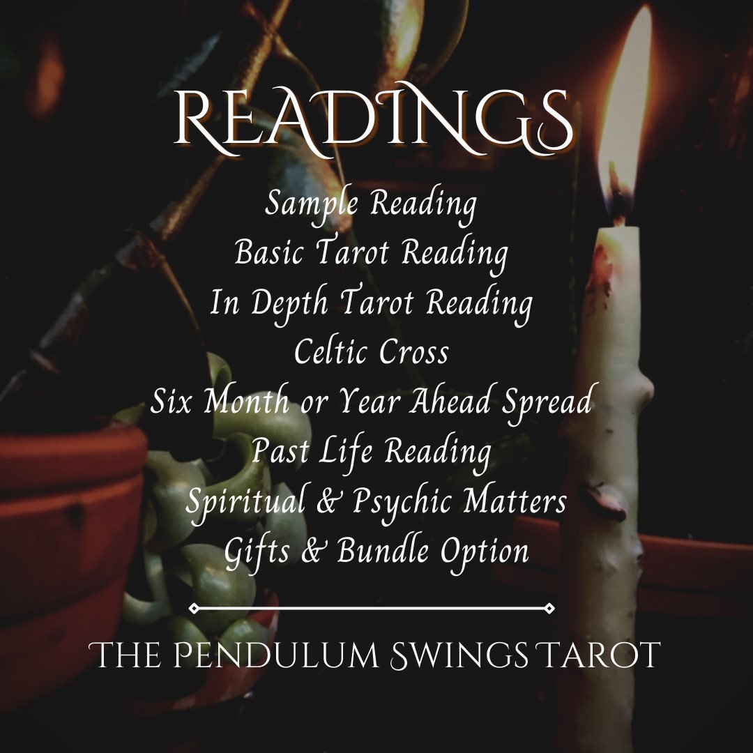 ⚰️ 𝔒𝔲𝔱 𝔬𝔣 𝔱𝔥𝔢 ℭ𝔯𝔶𝔭𝔱 ⚰️ Artist Announcement 🎙 @thependulumswingstarot 

The Pendulum Swings (she/her) is a Canadian based psychic medium, intuitive, and witch, who offers a range of readings from tarot to channelled to past life regressio