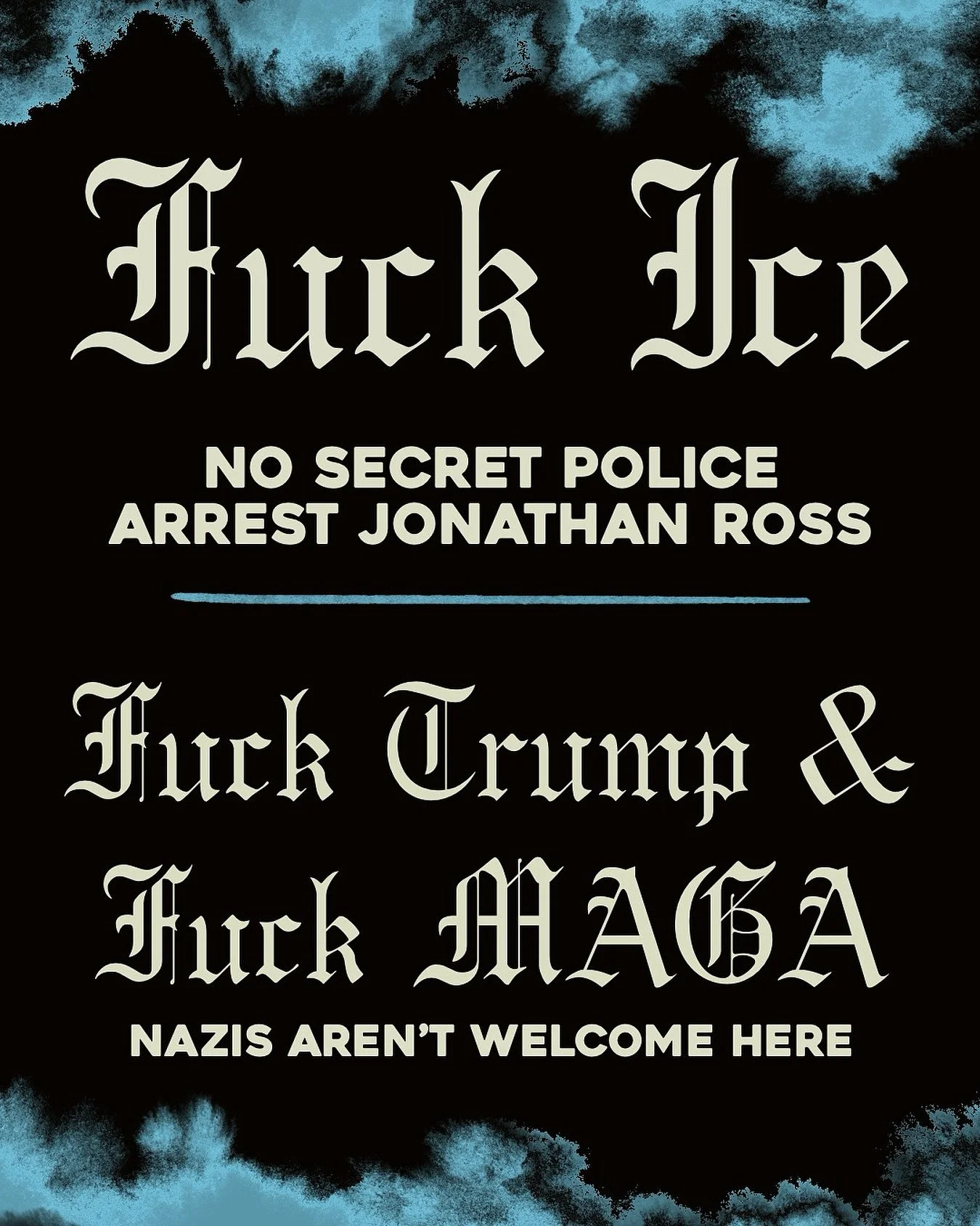 What&rsquo;s going on in our country is outrageous and evil. I haven&rsquo;t been able to focus on anything else. This is your friendly reminder that MAGA isn&rsquo;t welcome here. We don&rsquo;t support the murder of innocent people. We don&rsquo;t 