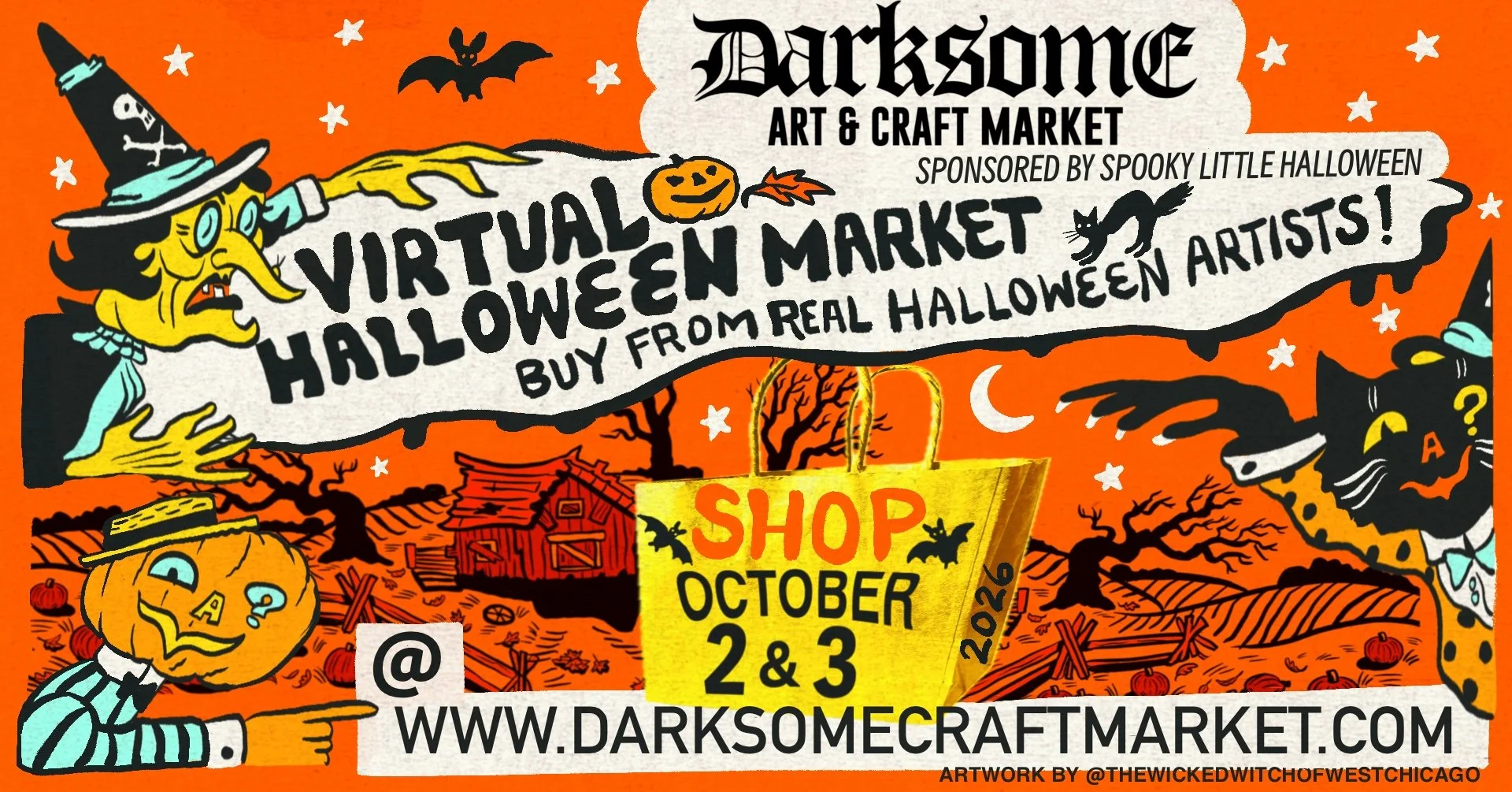 Virtual Halloween Art Market