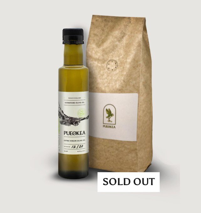 This weekend marked the sell out of our coffee and farm bundles😲! 

MAHALO for the support of this season&rsquo;s offerings. #2021 

We hope to add more interesting things to the shop soon. In the meantime, we still have 250ml #oliveoil bottles and 