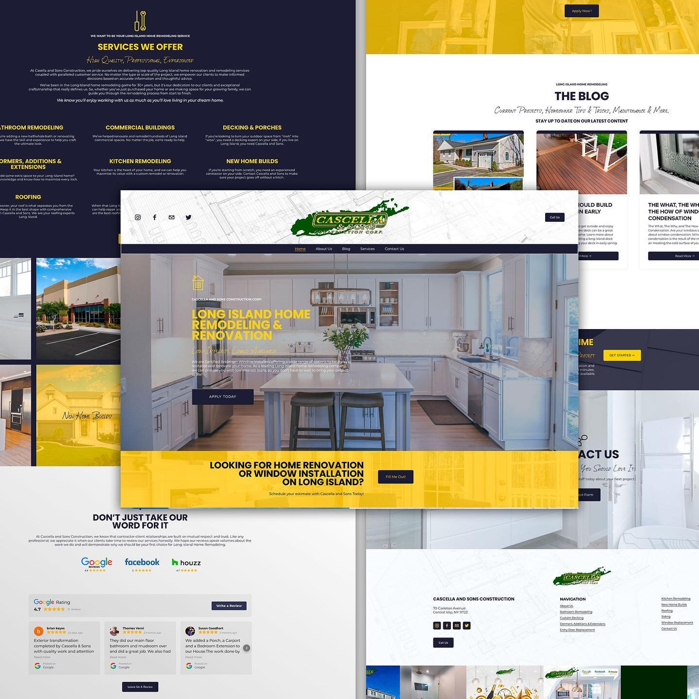 Home Remodeling Website 🏡

We are your full-service website design company, specializing in customer websites for small to medium-sized businesses. We create an engaging user experience that is responsive across all devices and integrated seamlessly