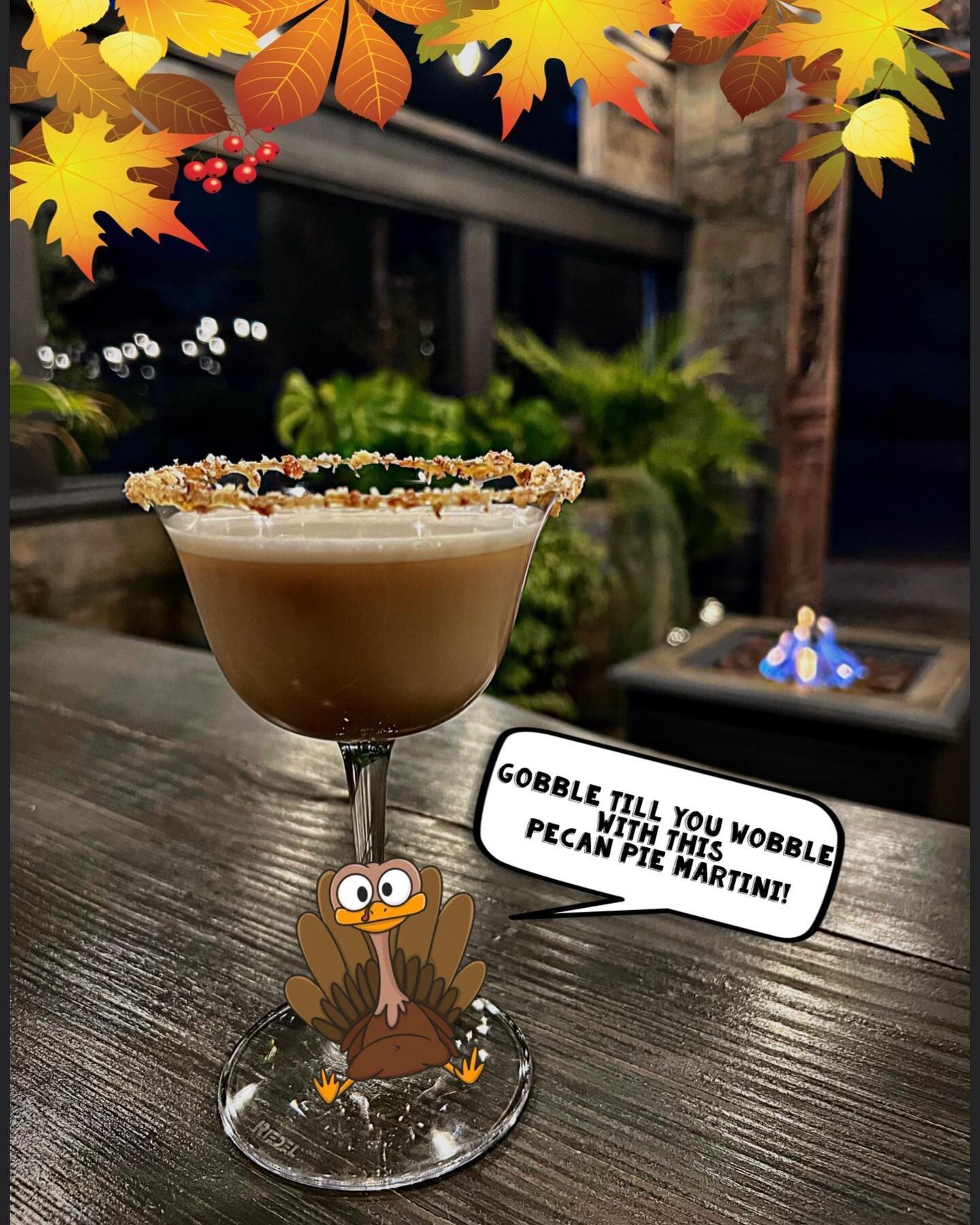 We will be closed Thanksgiving Day to feast with our families, but don&rsquo;t you worry! 
We will be open Friday &amp; Saturday for your pecan pie martini &amp; lobster feasting needs!