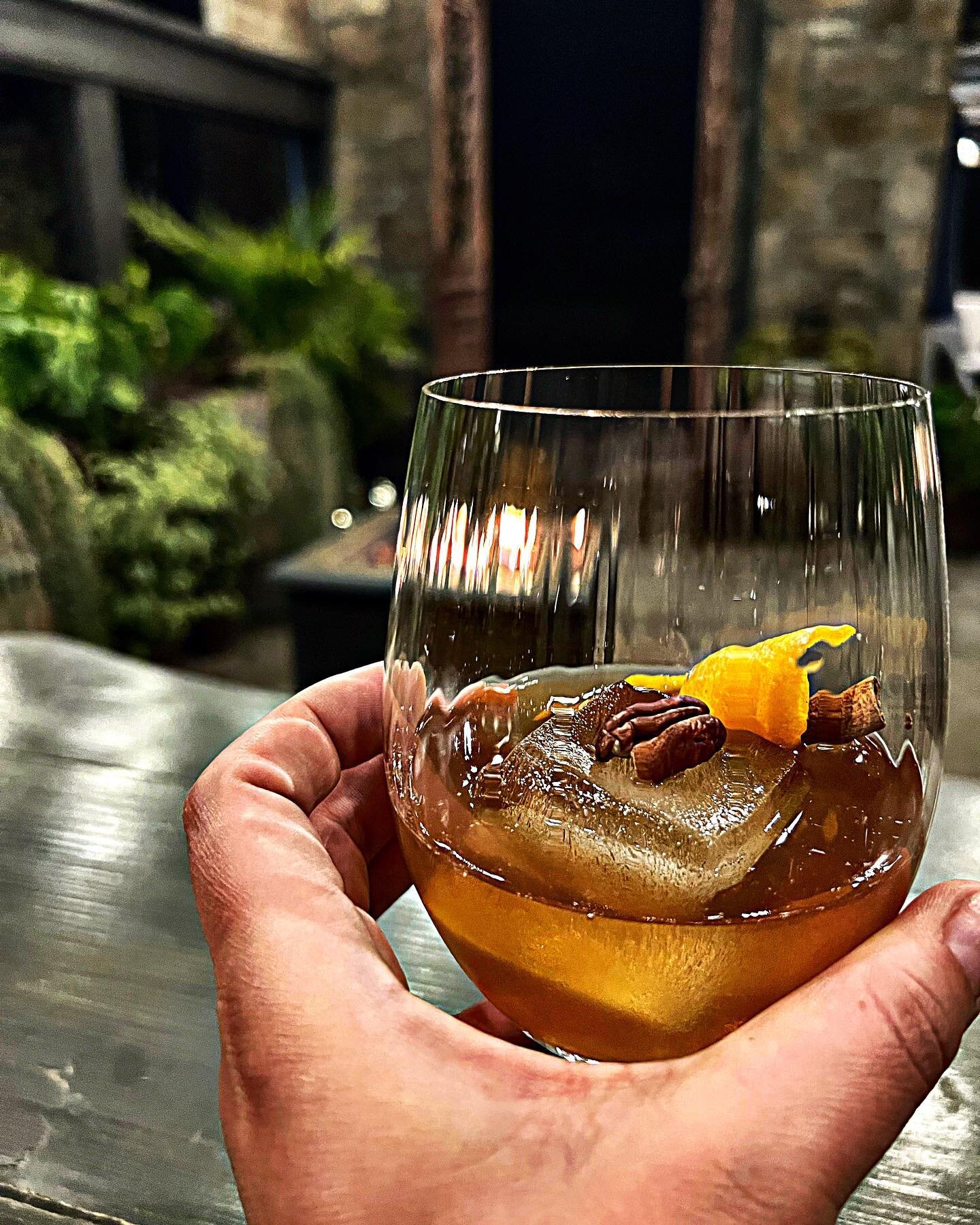 We&rsquo;re going nuts over this &ldquo;Pecan Santy&rdquo; Old Fashioned!