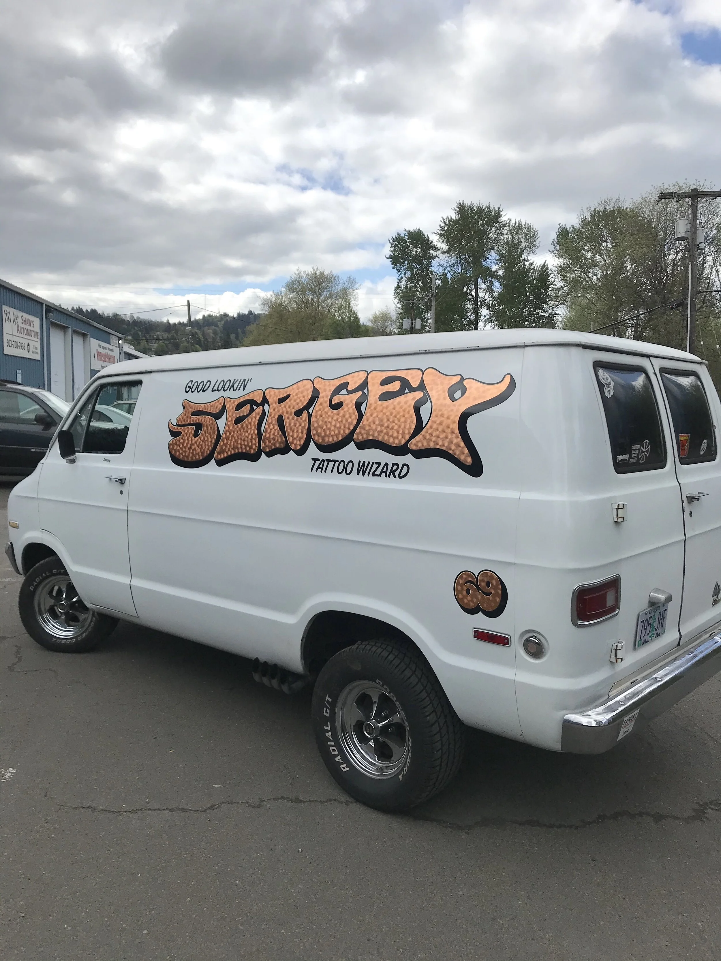 Custom Van Lettering - Portland, Oregon