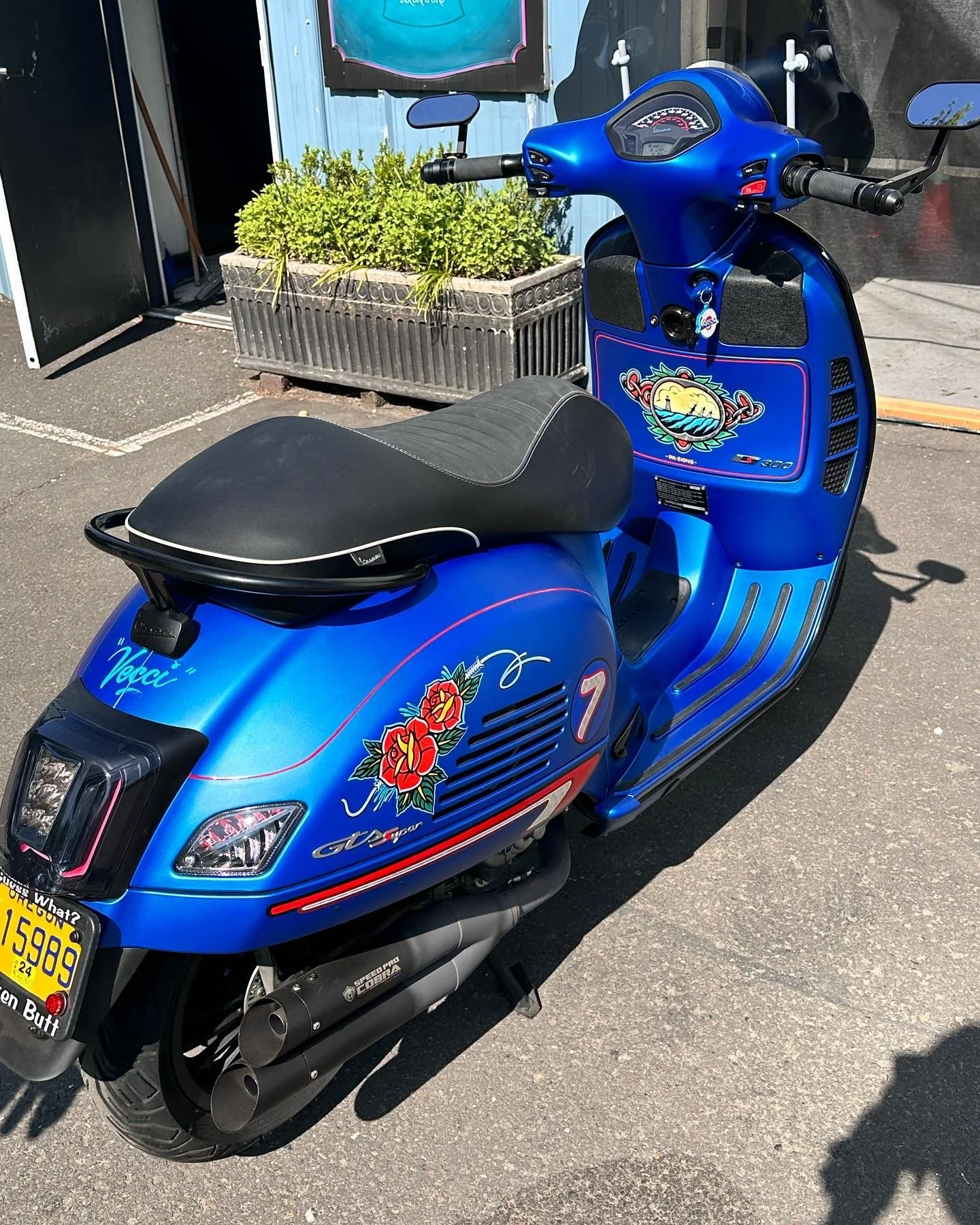 Custom Vespa Painting - Portland, Oregon