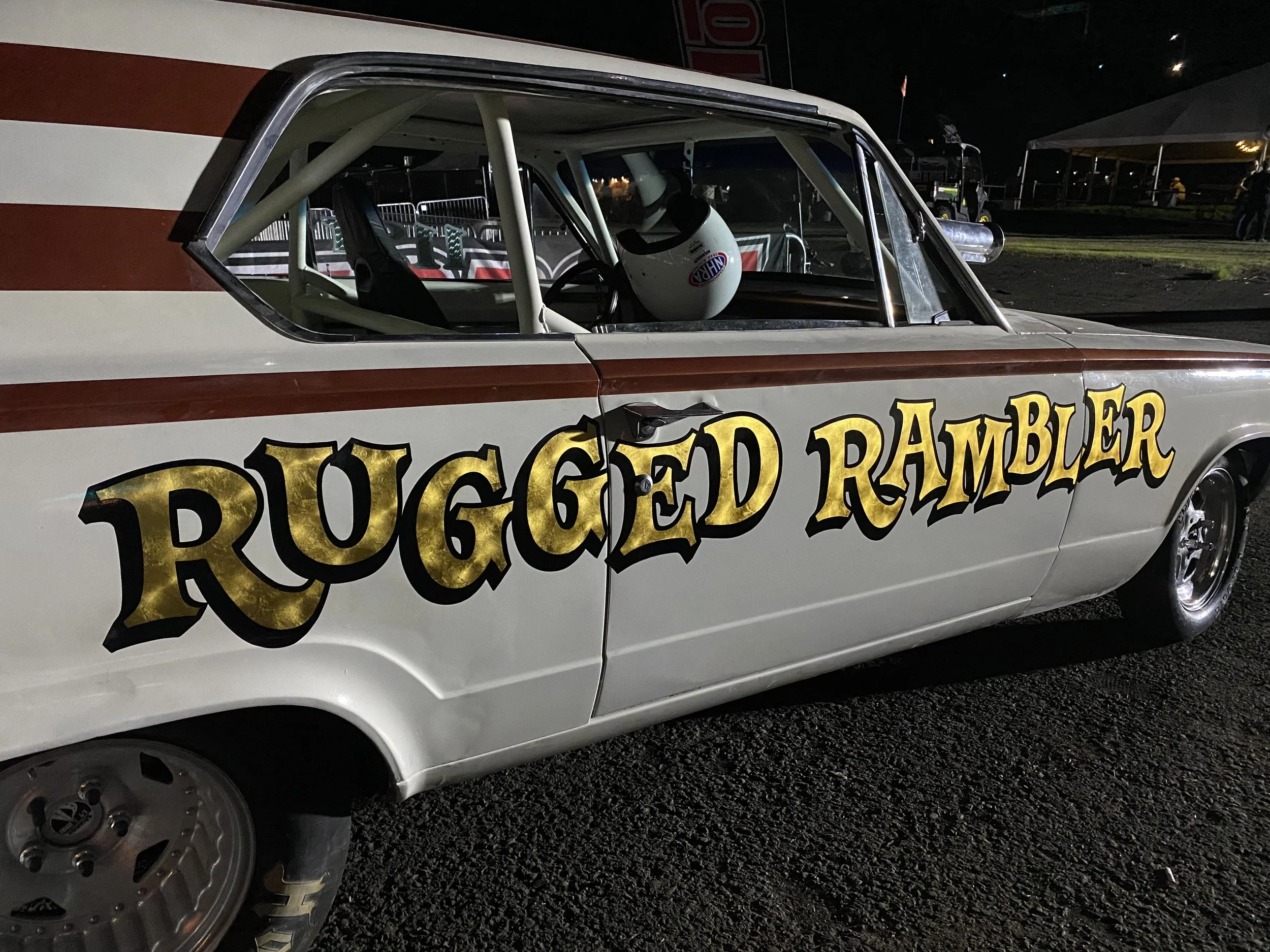 23k Gold Drag Racer Lettering