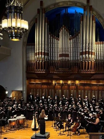 Felicia Patton sings with North Shore Choral Society