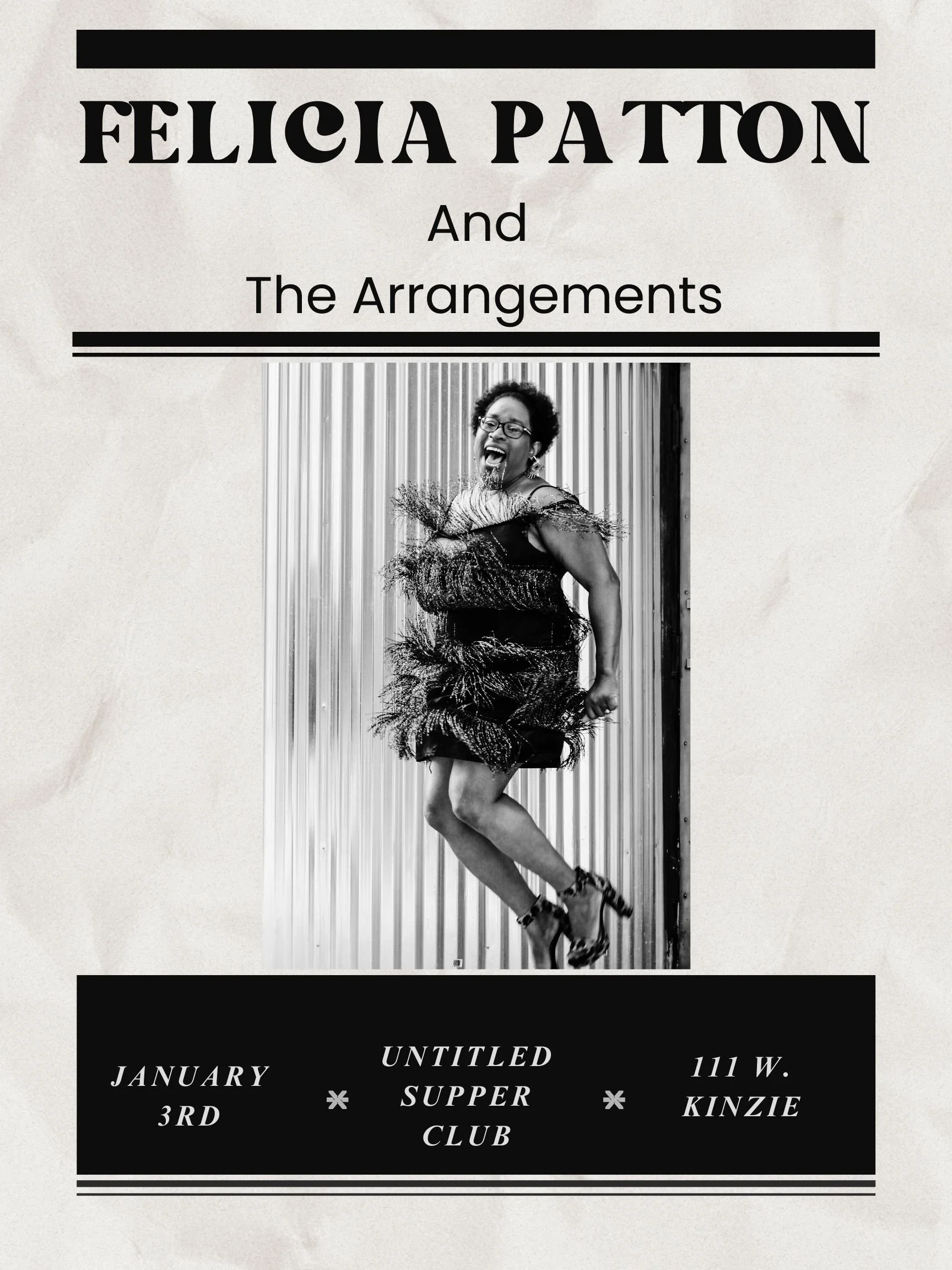 Felicia Patton and the Arrangements at Untitled Supper Club