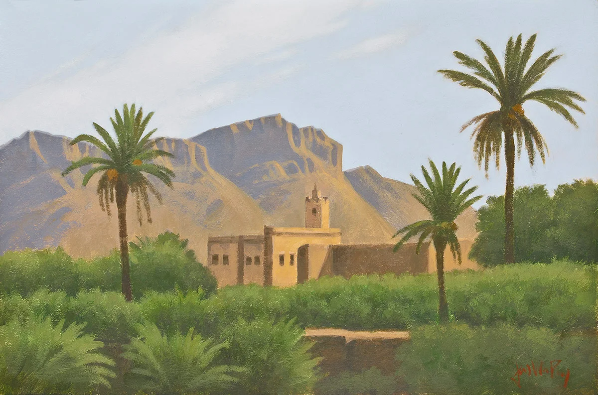 Morocco #1  10” x 15” Acrylic on paper Private Collection