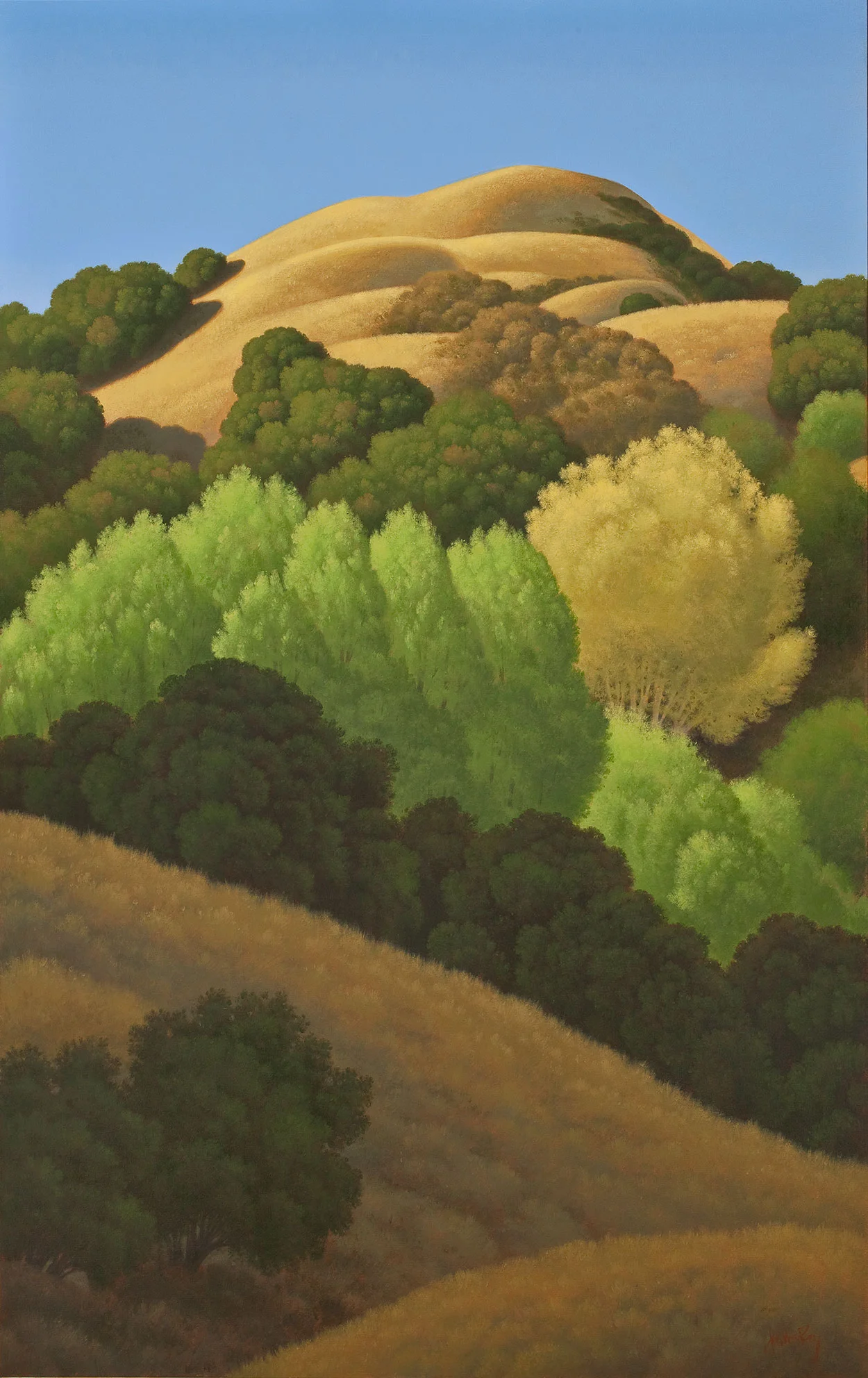 A Place of Gratitude #4 60" x 37.5" Acrylic on canvas