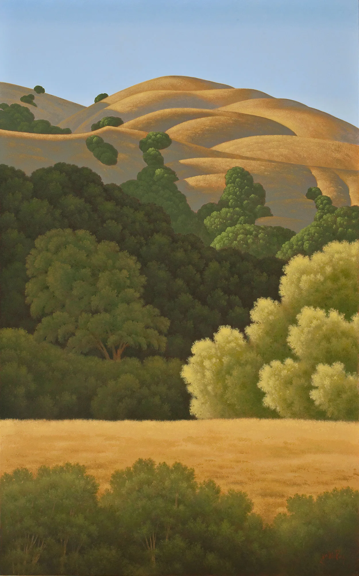A Place of Gratitude #5 60" x 37.5" Acrylic on canvas