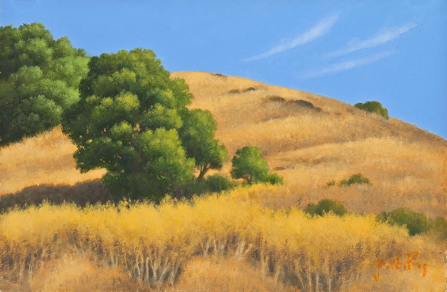 Facing the Hills #5 10” x 15” Acrylic on paper Private Collection