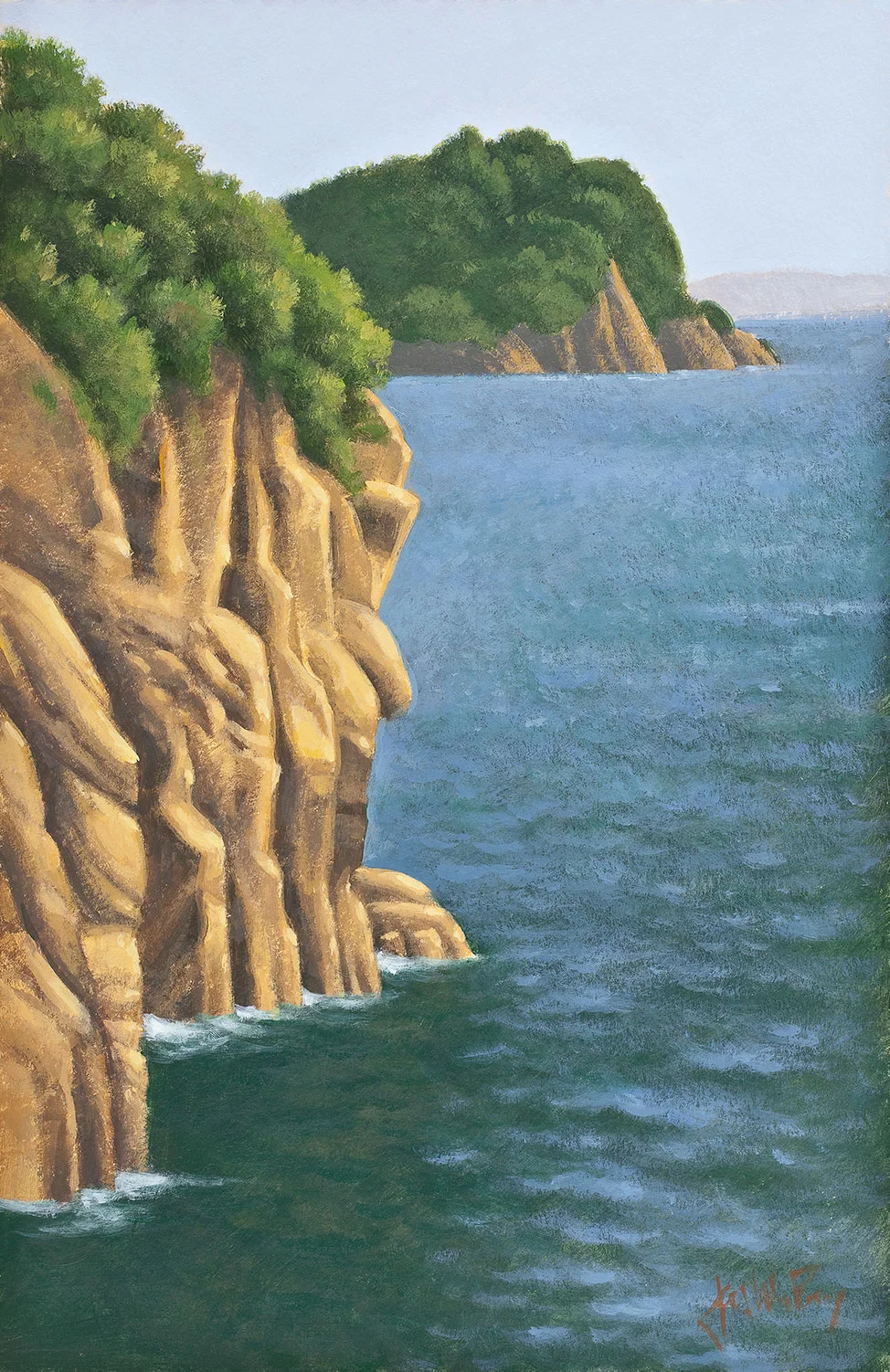 Je Ju Do, South Korea #2  15" x 10"  Acrylic on paper