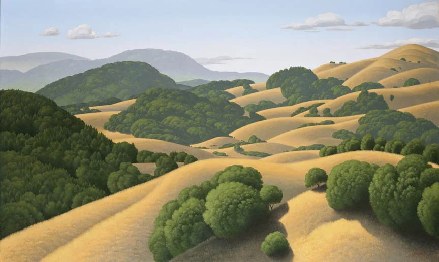 Ridgelines #6 41” x 68" Acrylic on canvas Private Collection