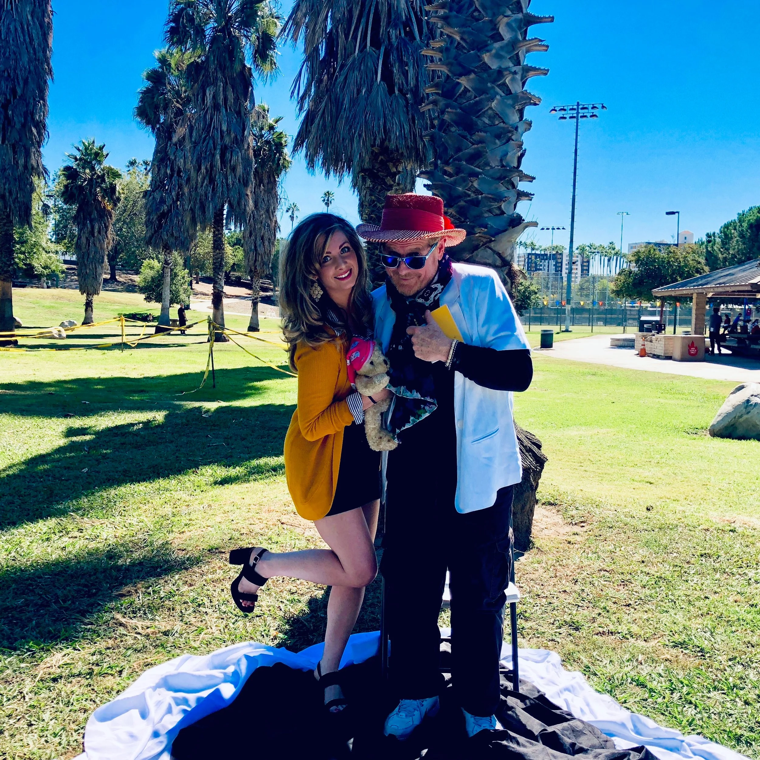 Kindy Nikles &amp; Dr. Ram Larramie, Pan Pacific Park, LA, 2018