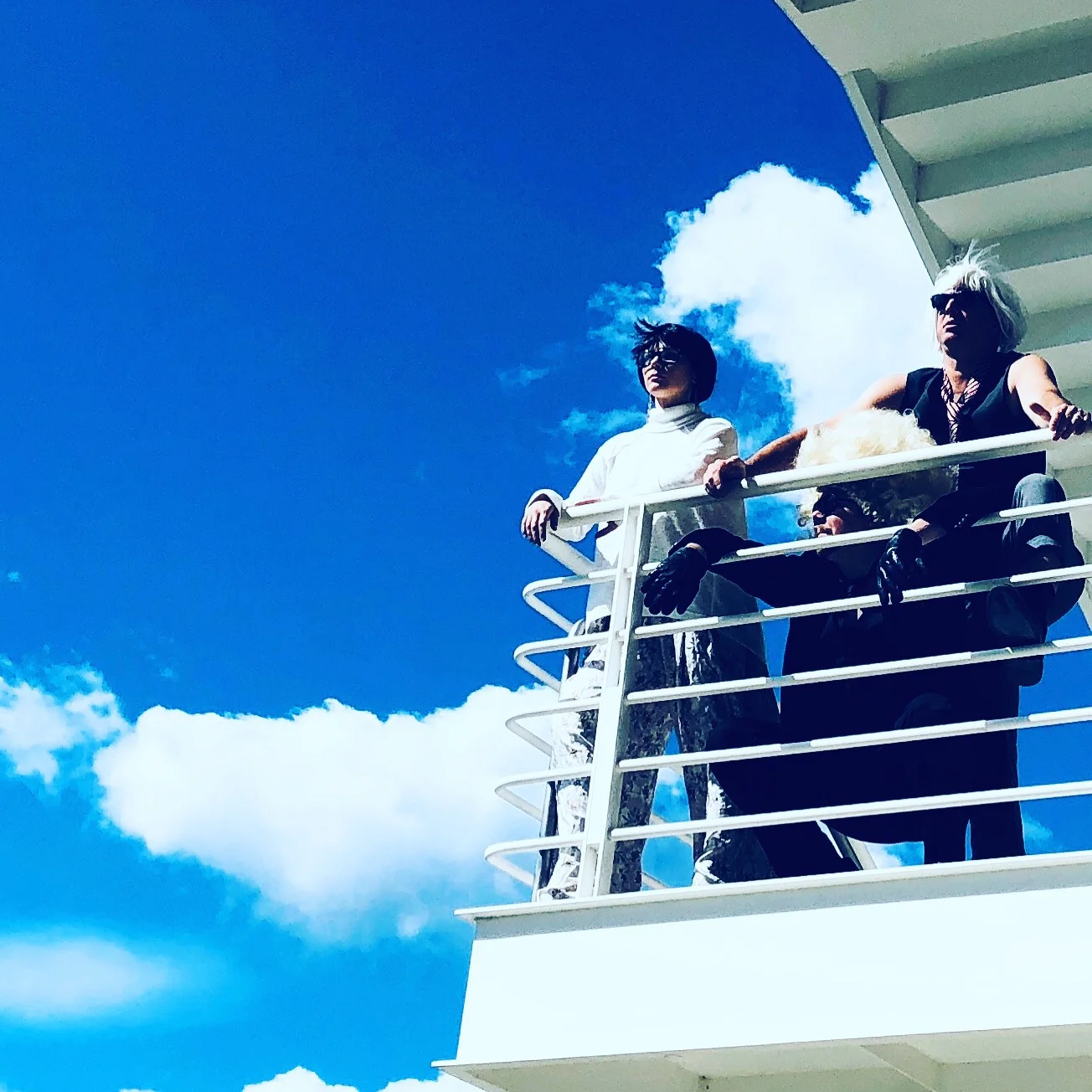 Darrian, Lou-ie &amp; Guy Man, The Getty Museum, LA, 2018