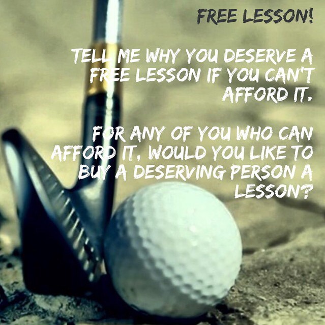 It&rsquo;s not just about the money. I have a gift and I want to share it especially for those who deserve some help. 1) Follow if you aren&rsquo;t already 2) Tag golfers who would benefit from this page and this offer 3) Comment on why you deserve s