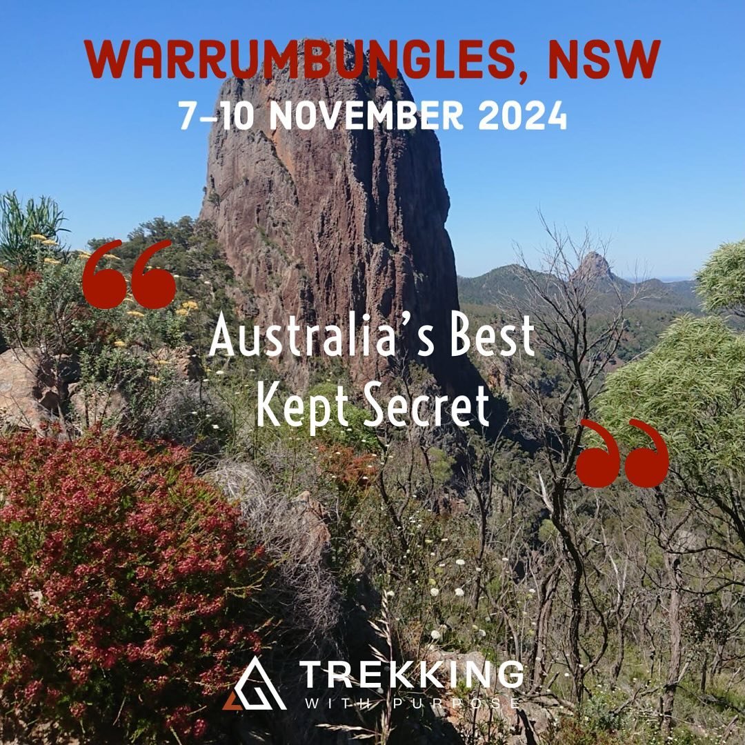 Located near Coonabarabran, NSW, just under 6 hours drive nor-west of Sydney, you could arrive any time on the Thursday to settle down for some dinner,  conversation, and discussion about the next days walk.

The next two days will be unforgettable, 