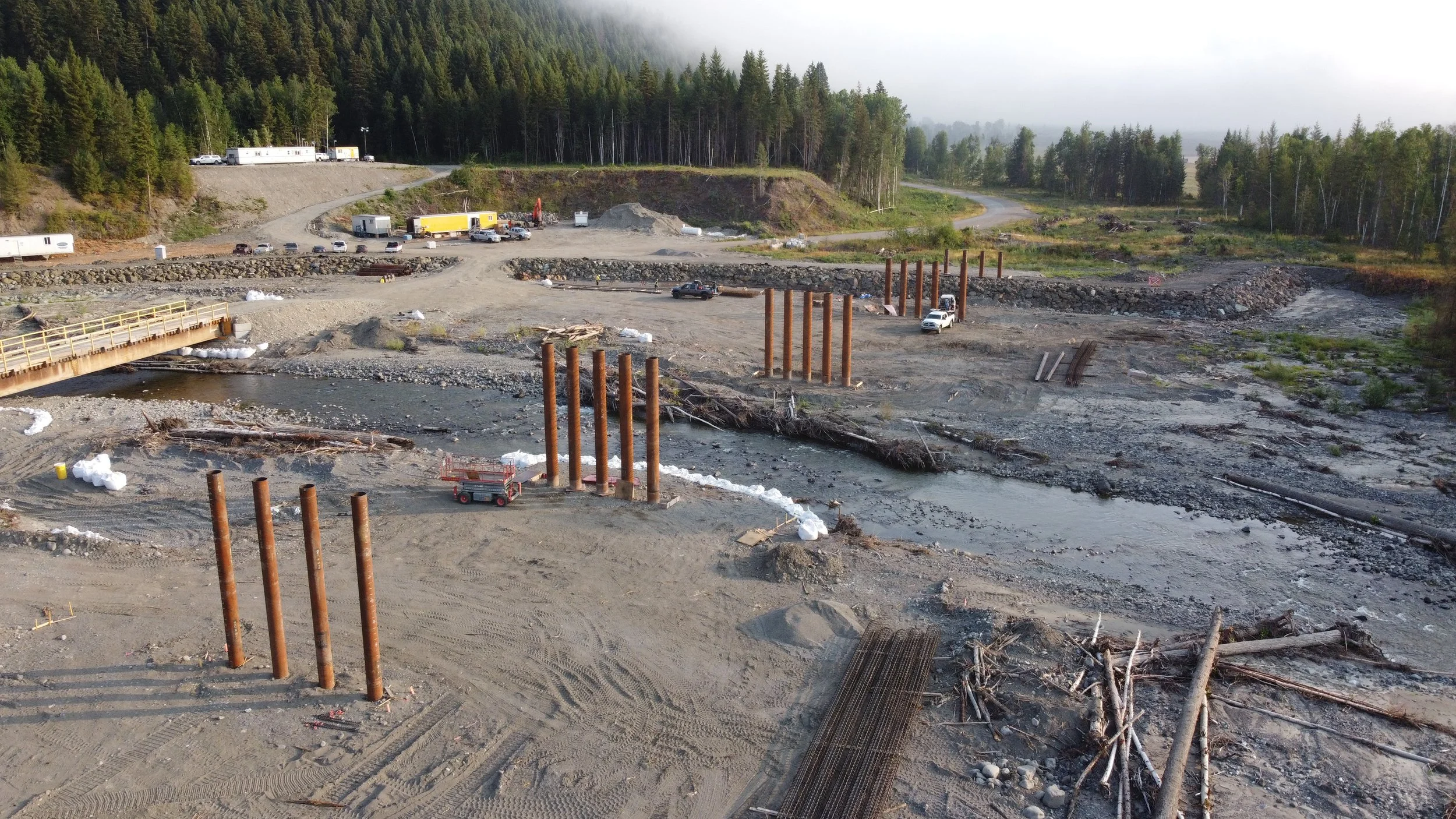 MoTI West Fraser Road Recovery - Narcosli Creek Bridge 