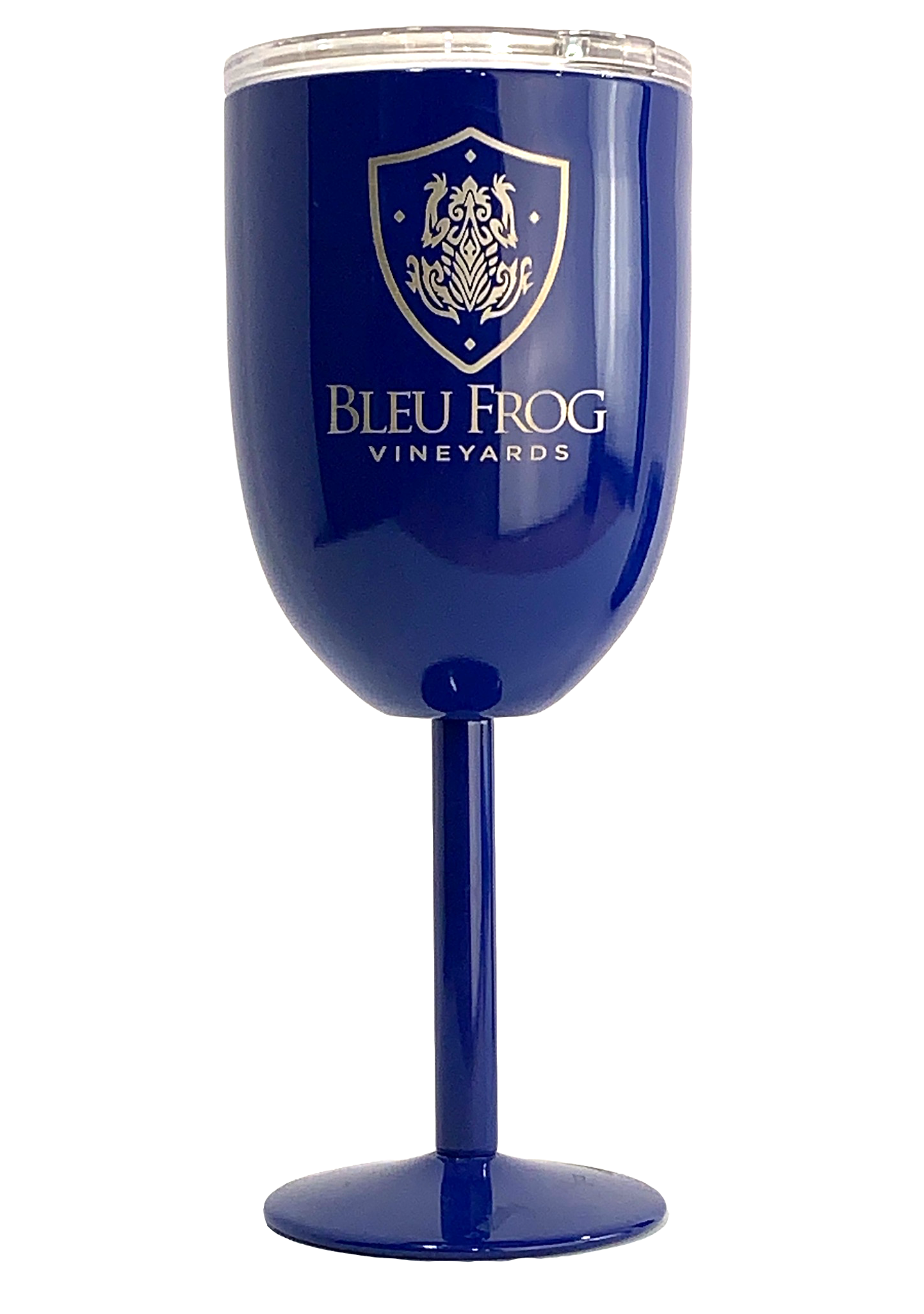 Wine Goblet — Bleu Frog Vineyards