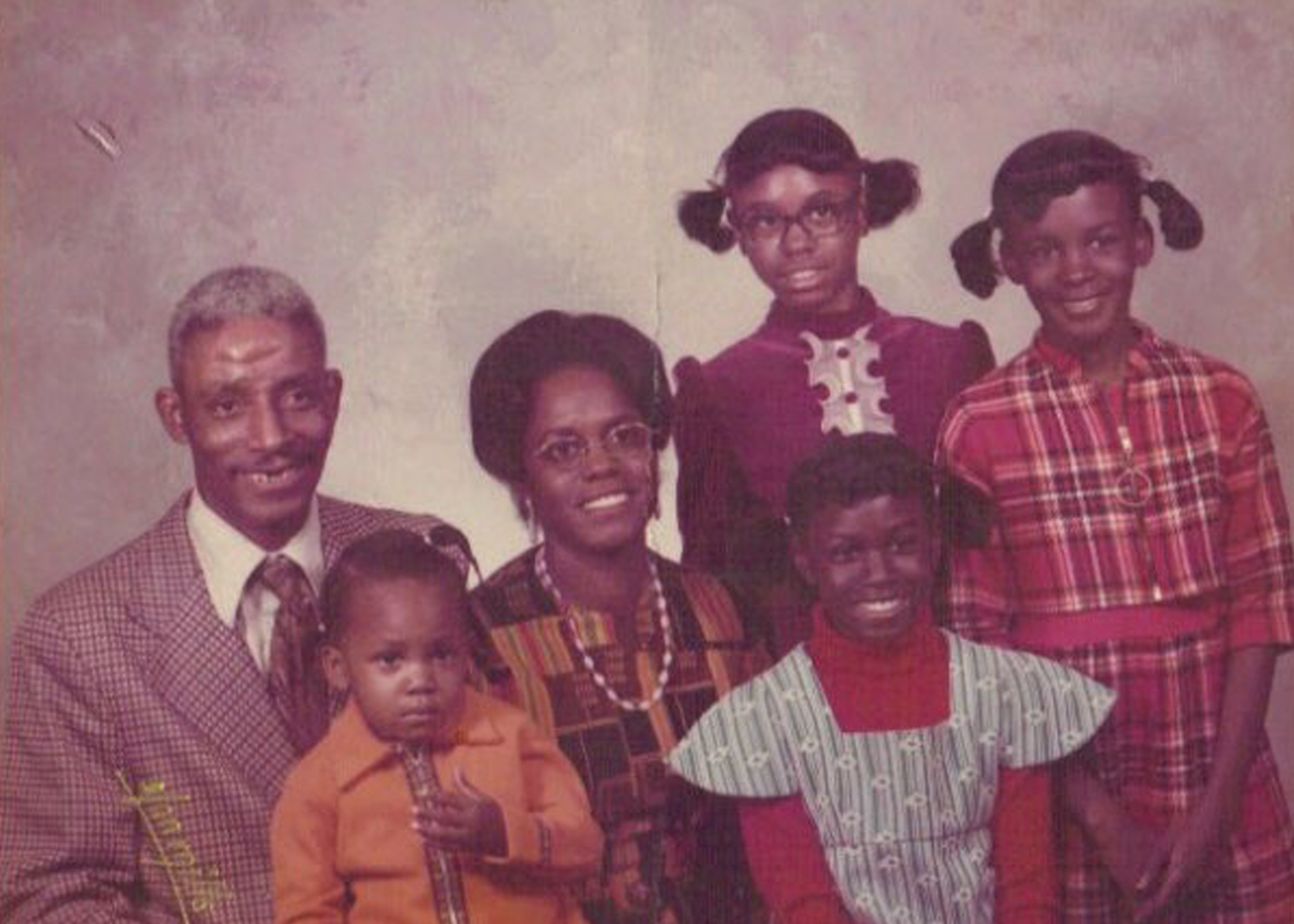 The Brown-Barnes family (circa 1975)