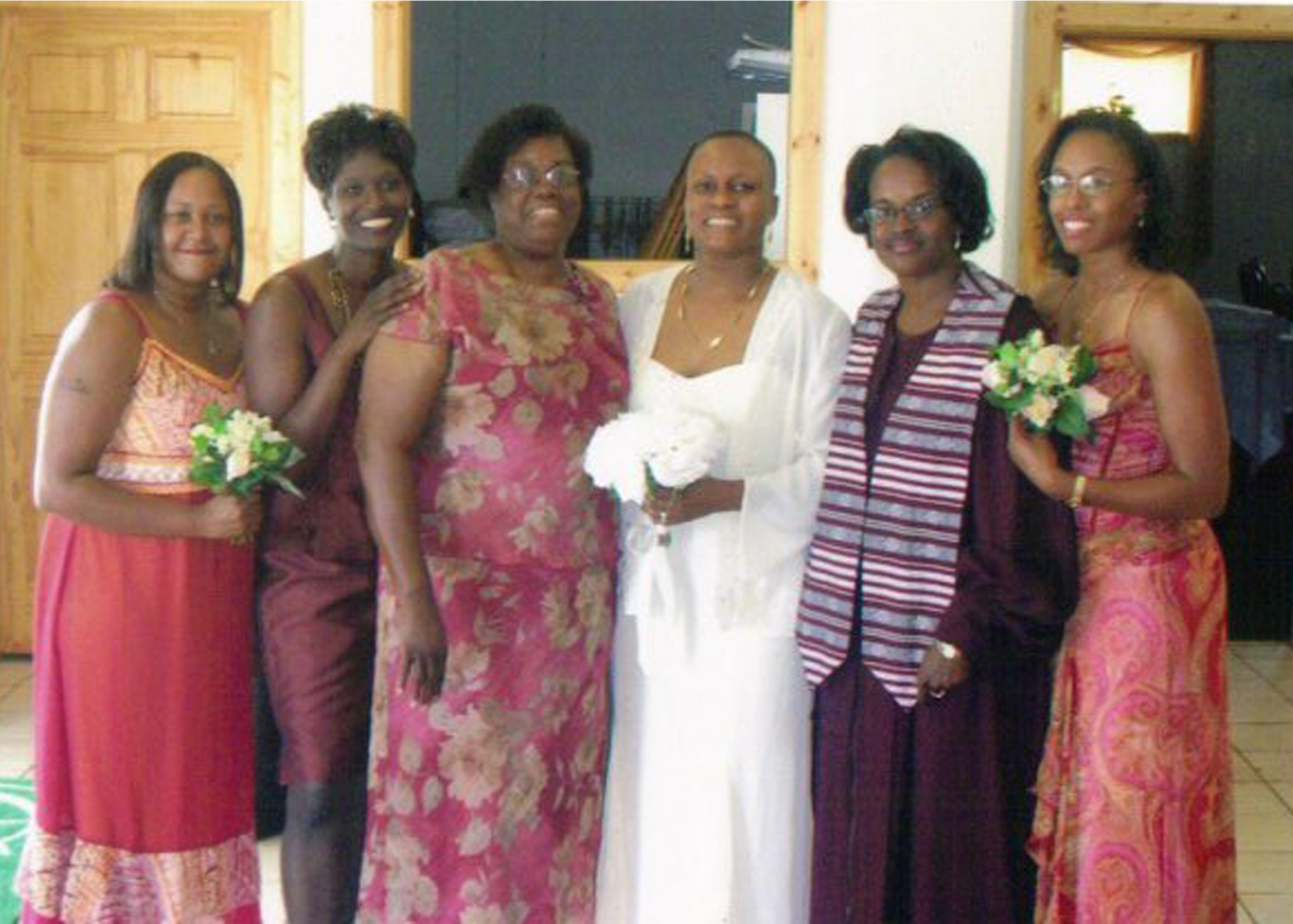Sandra and her remaining immediate family (2006)
