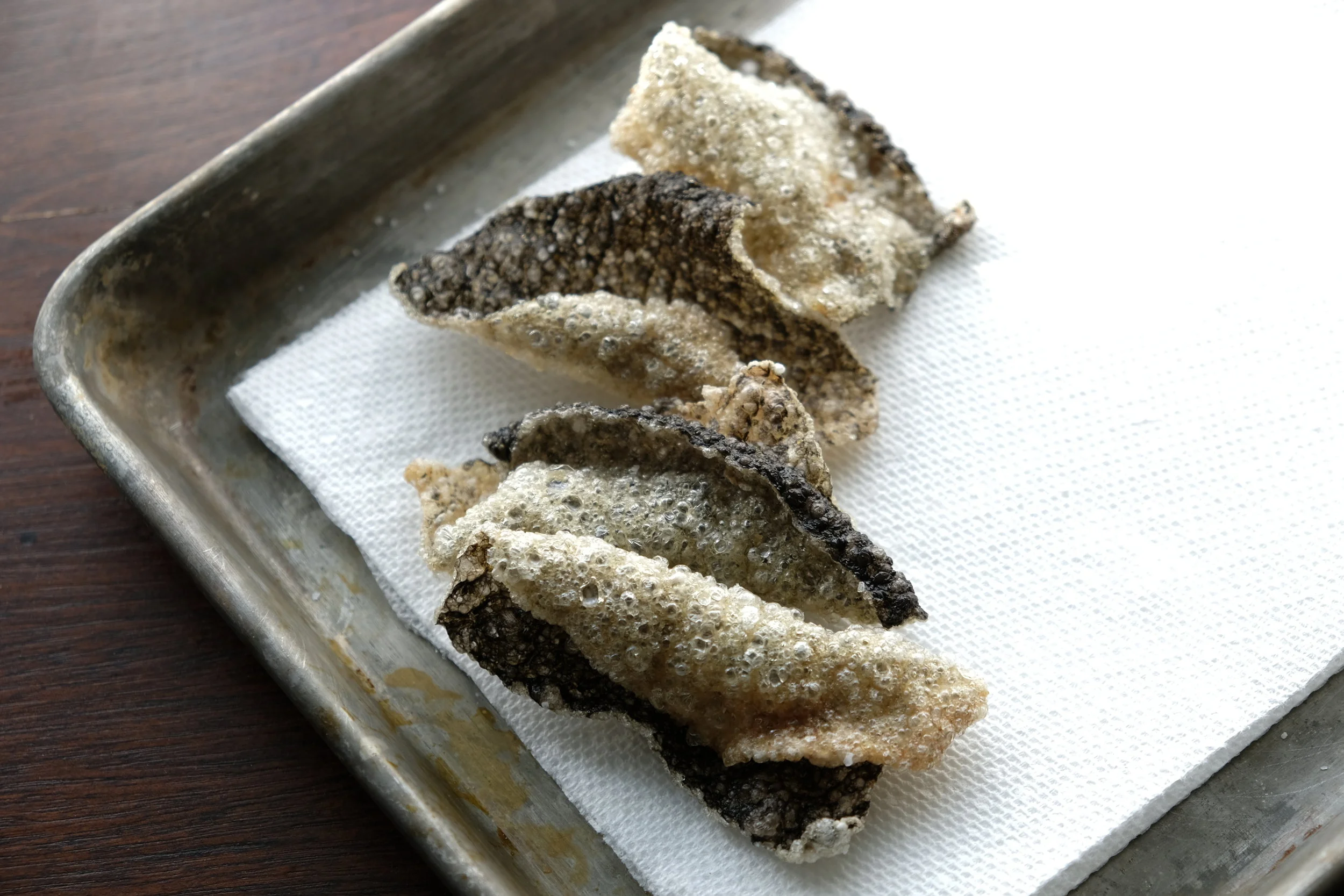 Fish Skin Cracklins