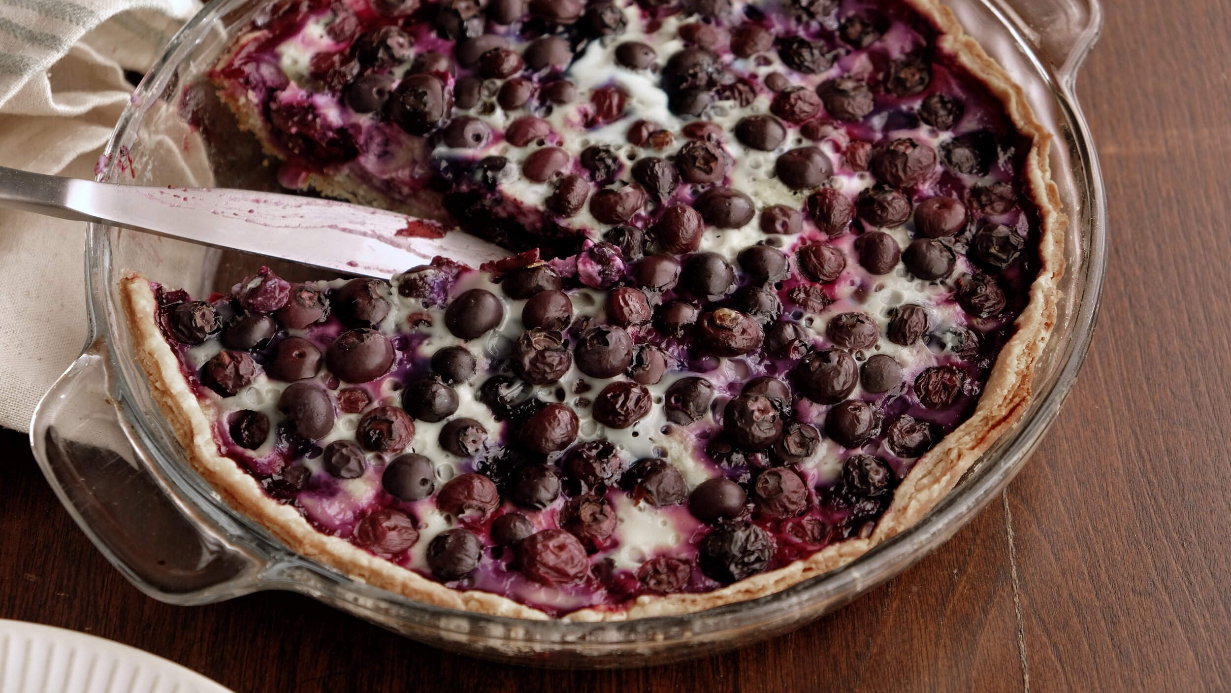 Blueberry Tart with Deer Tallow Crust
