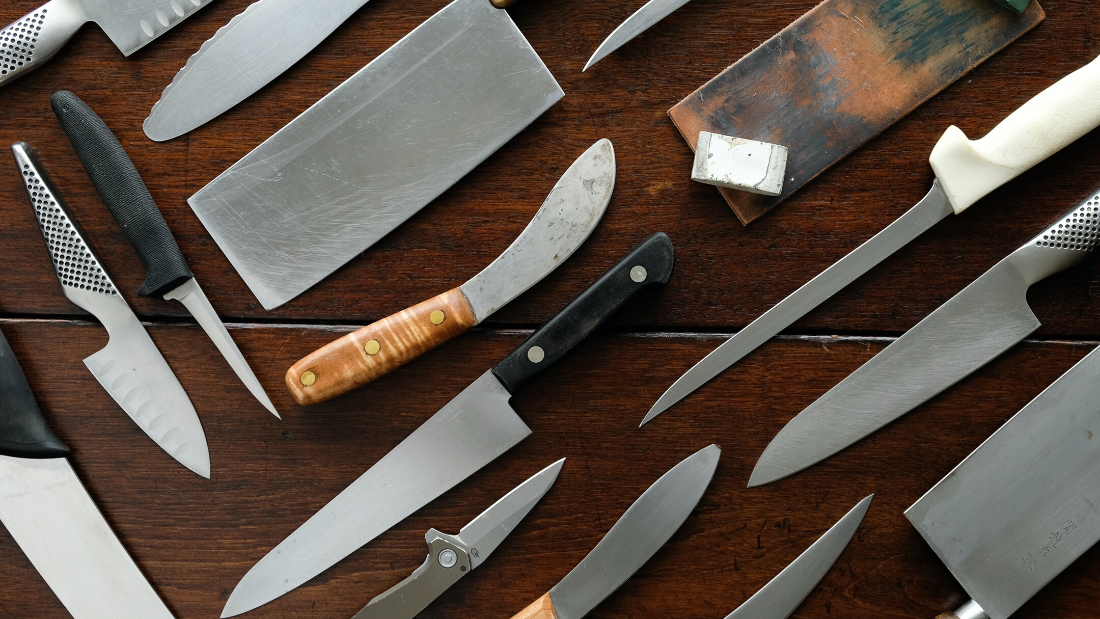 A secret to sharpening a knife to the sharpest it can be is to