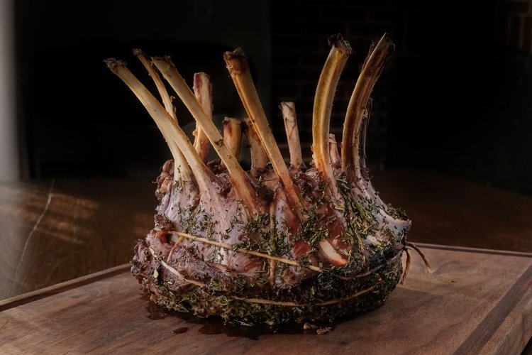 Crown Roast of Lamb with Rosemary and Oregano Recipe