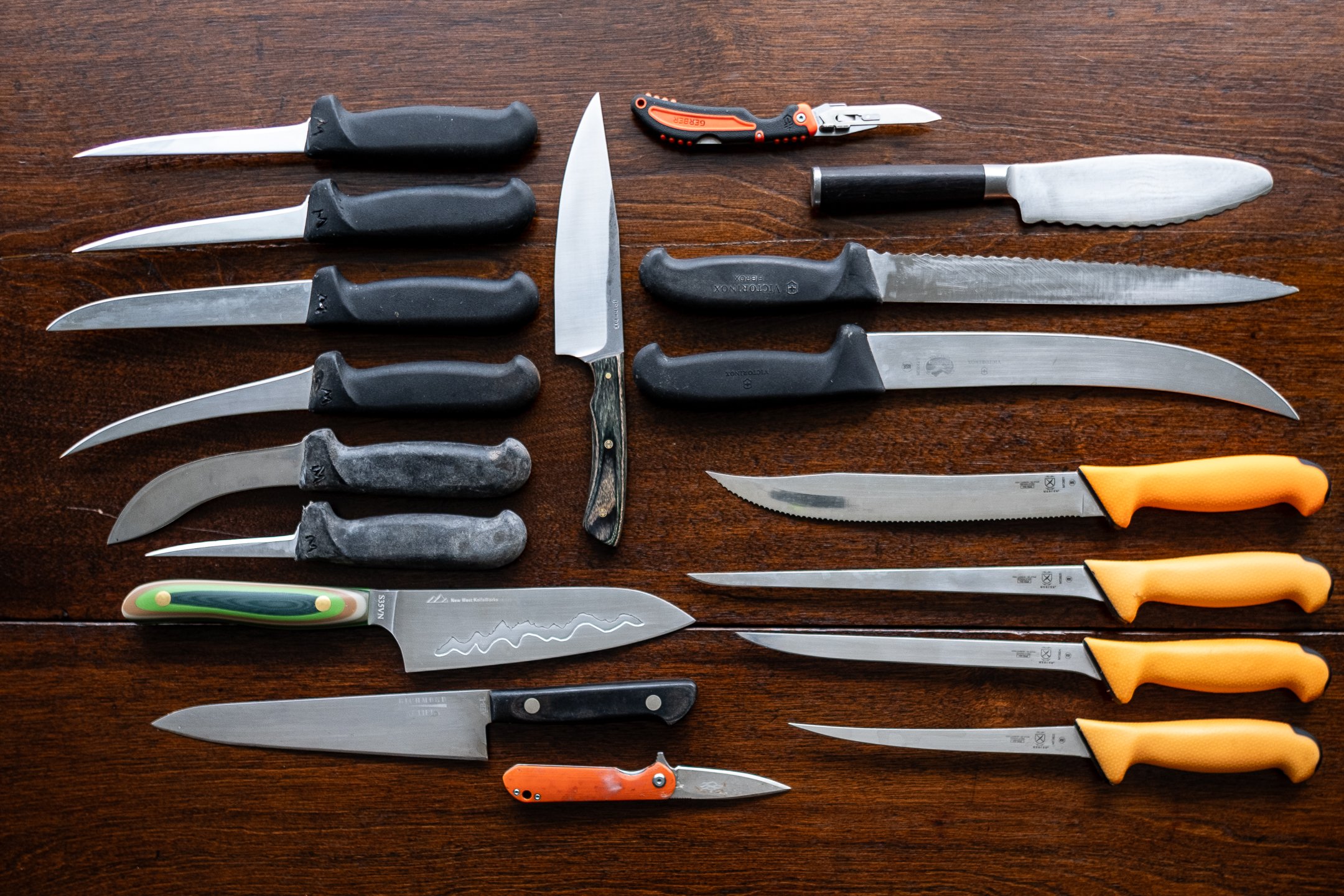 The knives I use- the best knives for kitchen, field, fish and