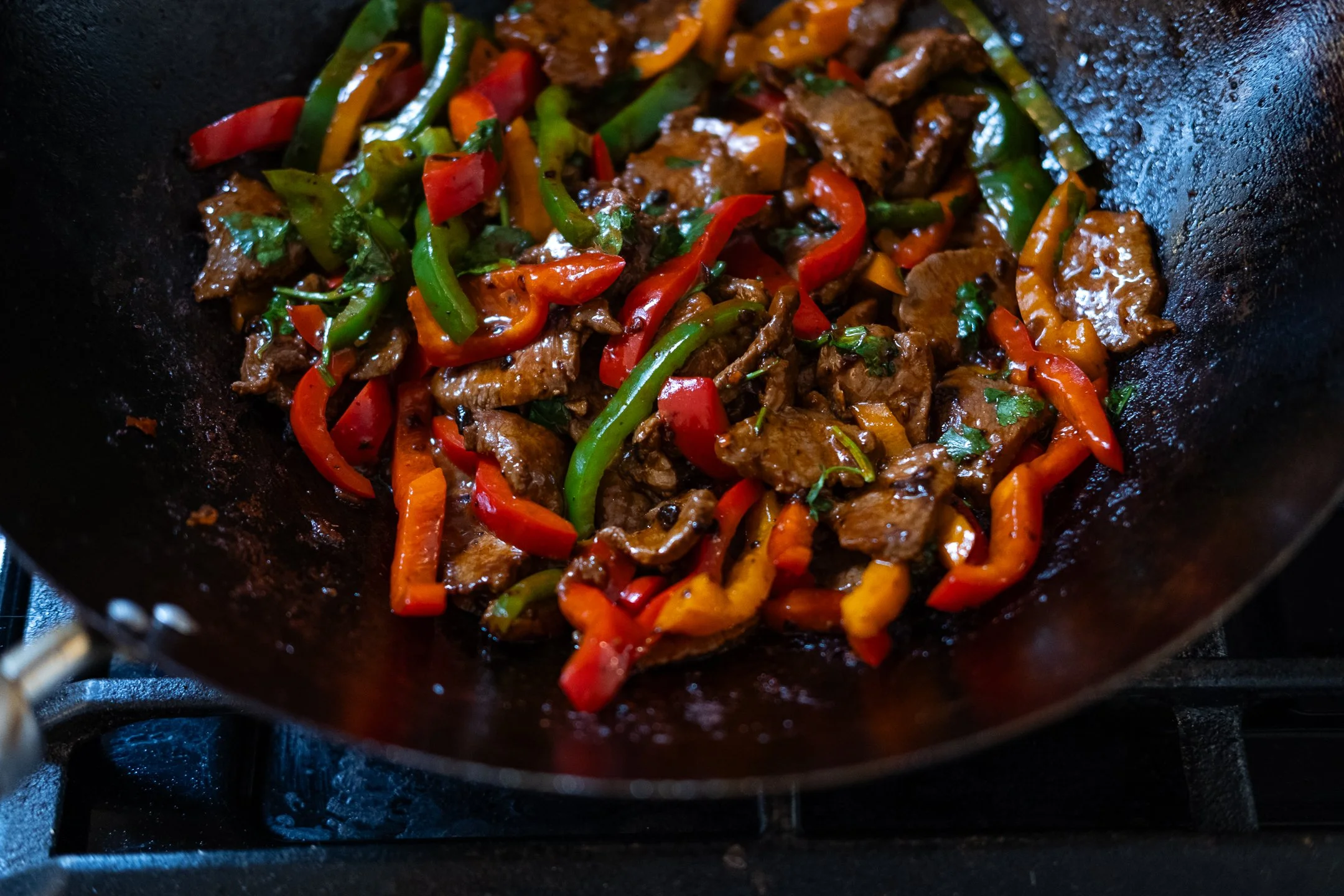 Venison Stir Fry with Black Bean Chili Sauce
