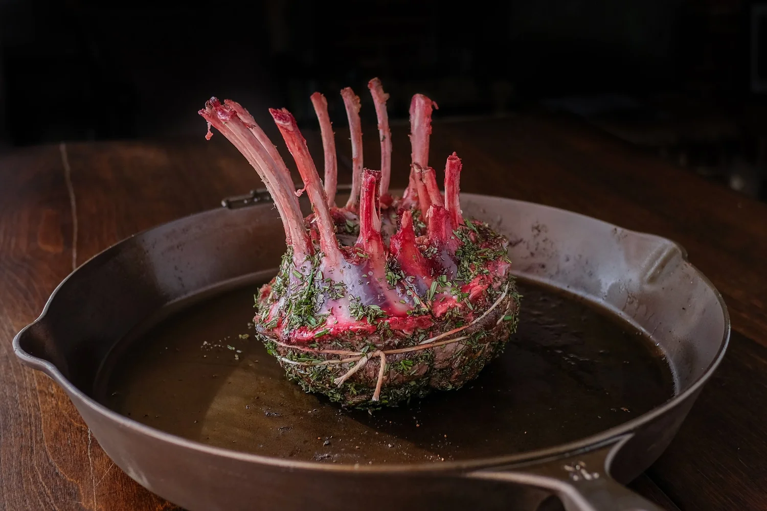 Herb Crusted Venison Crown Roast Recipe — Elevated Wild