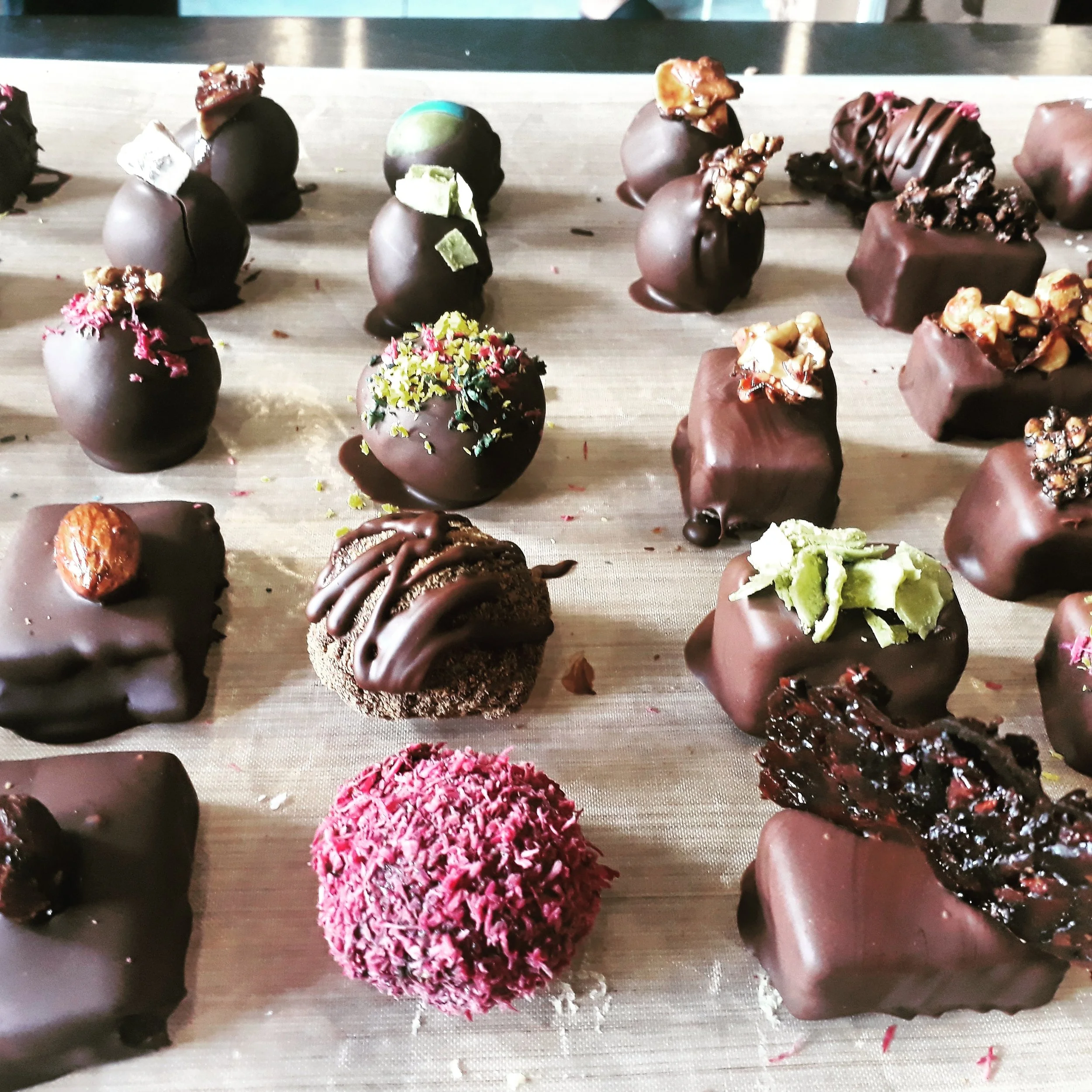 Stoneground from bean to bar chocolates and truffles