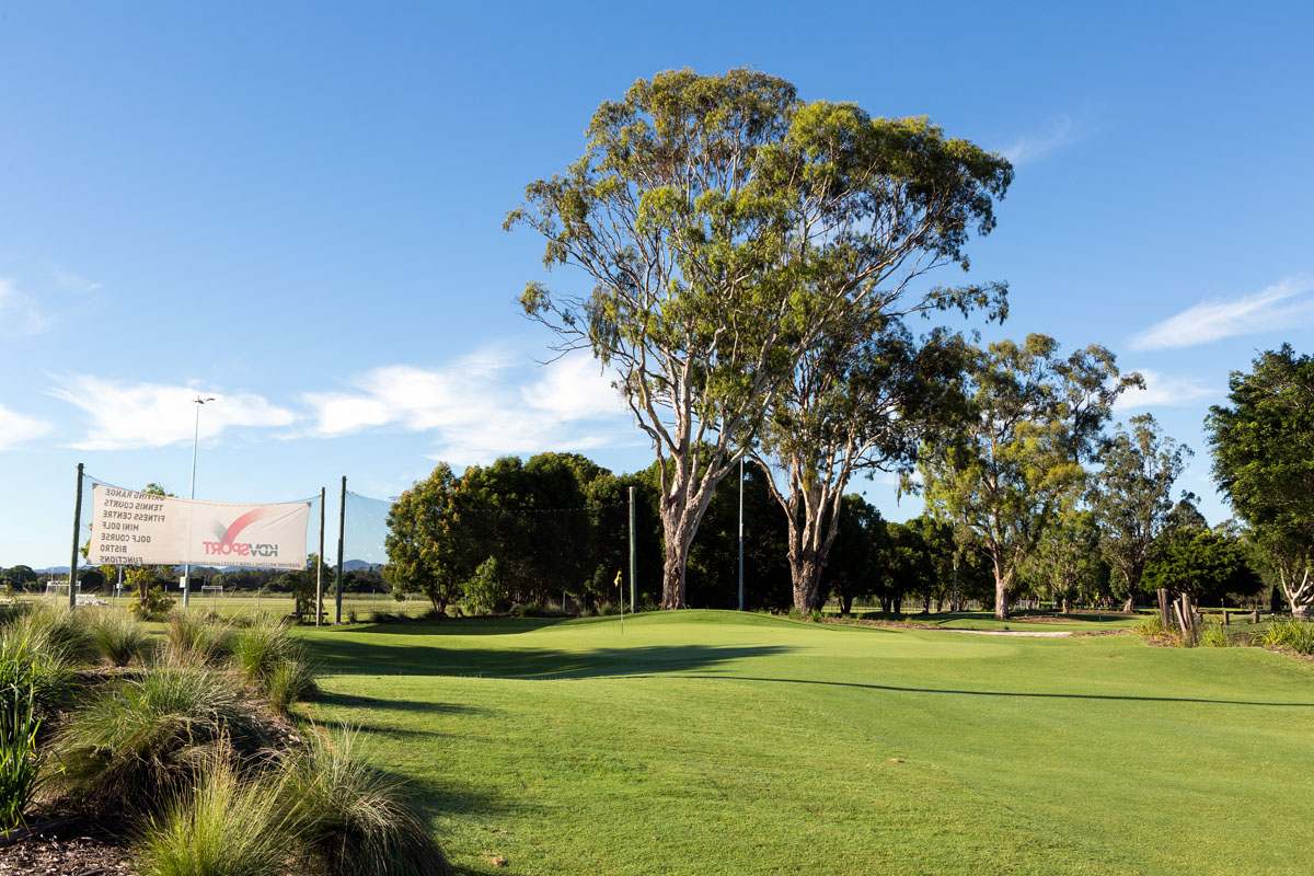 The short 1st hole is a friendly opener of around 50 metres