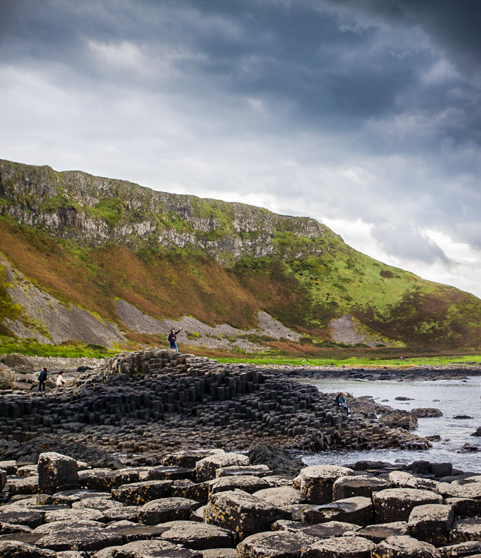 The Giant’s Causeway near the Royal Portrush links