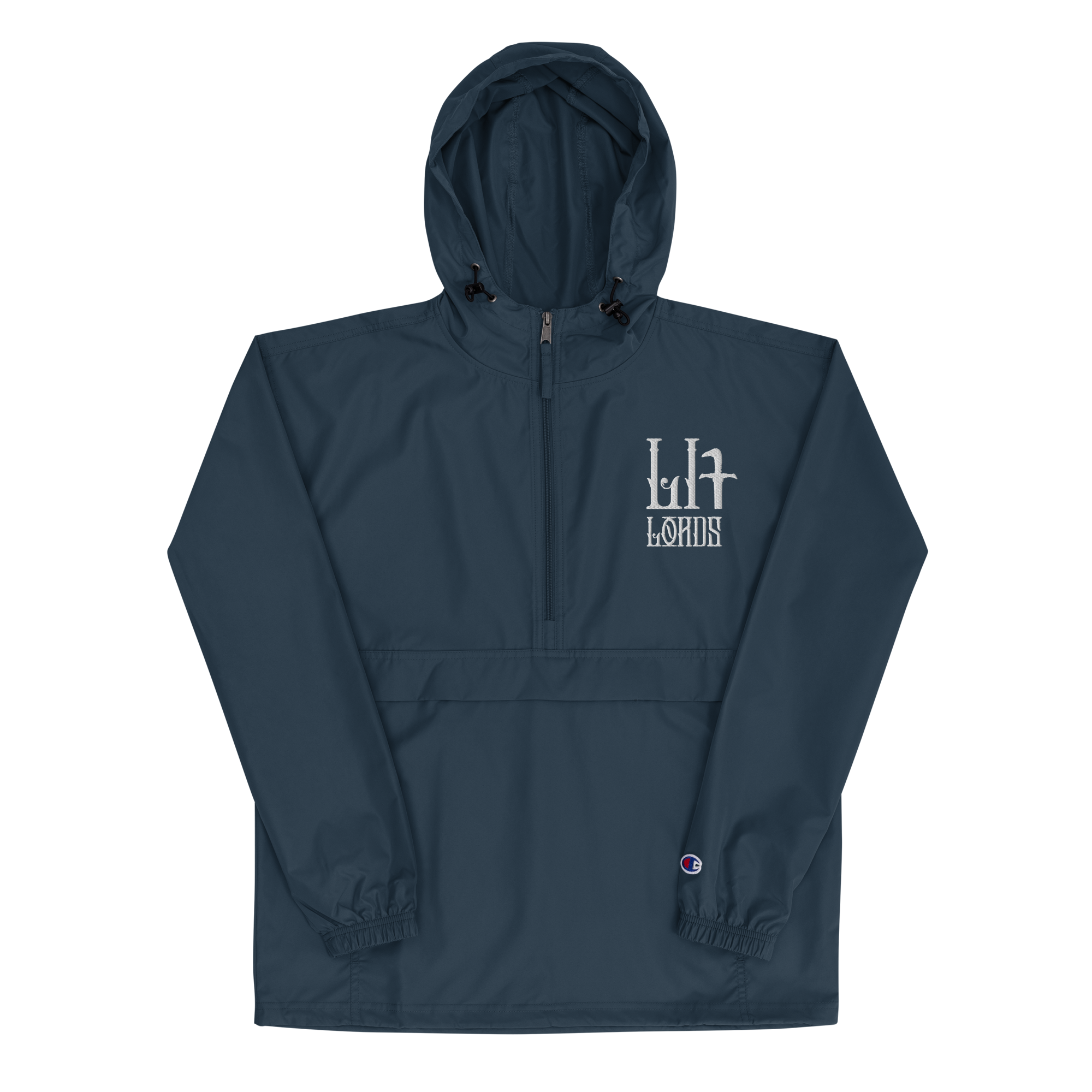 unisex-champion-packable-anorak-navy-front-6a56248ae34d5.png