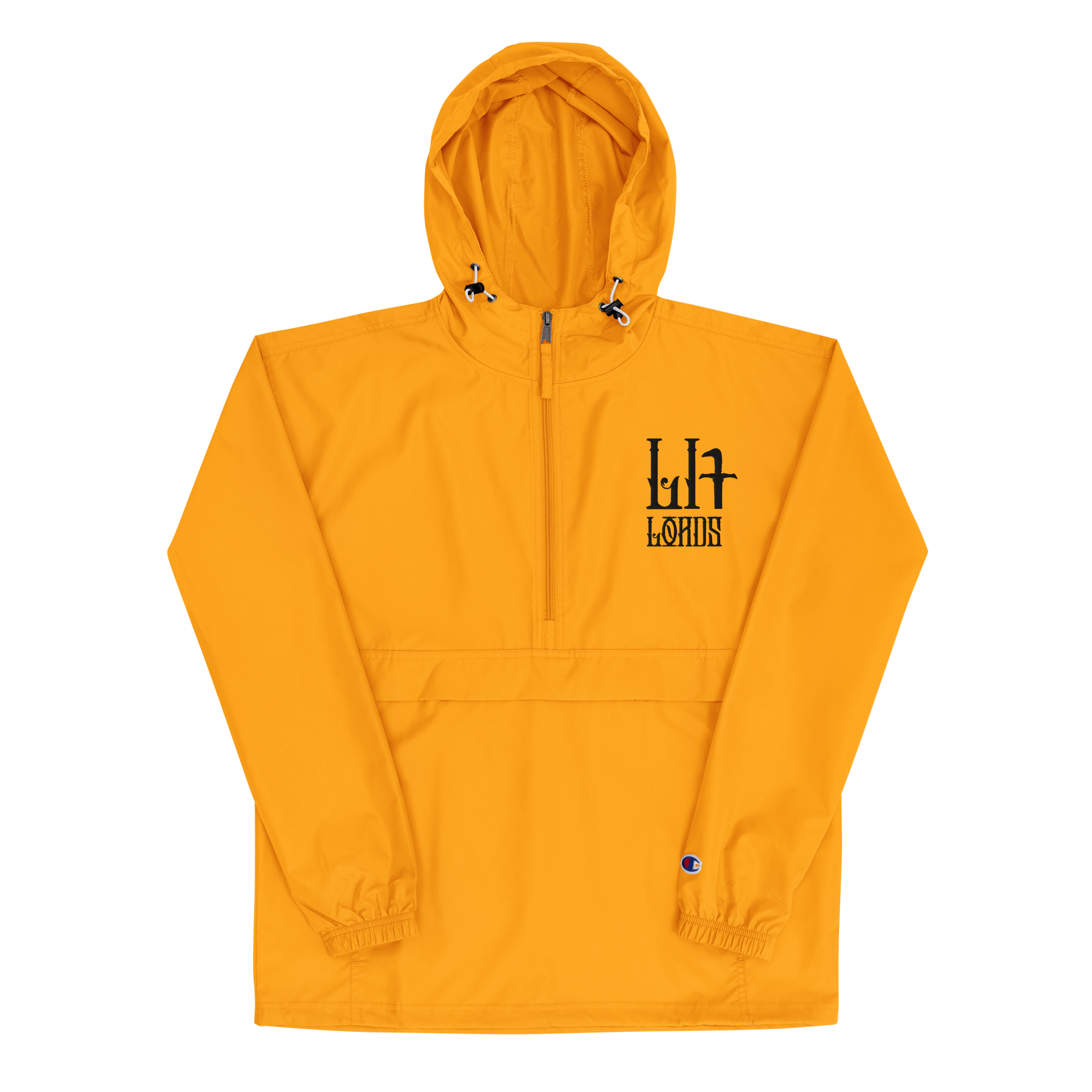 unisex-champion-packable-anorak-gold-front-6a56258763154.png