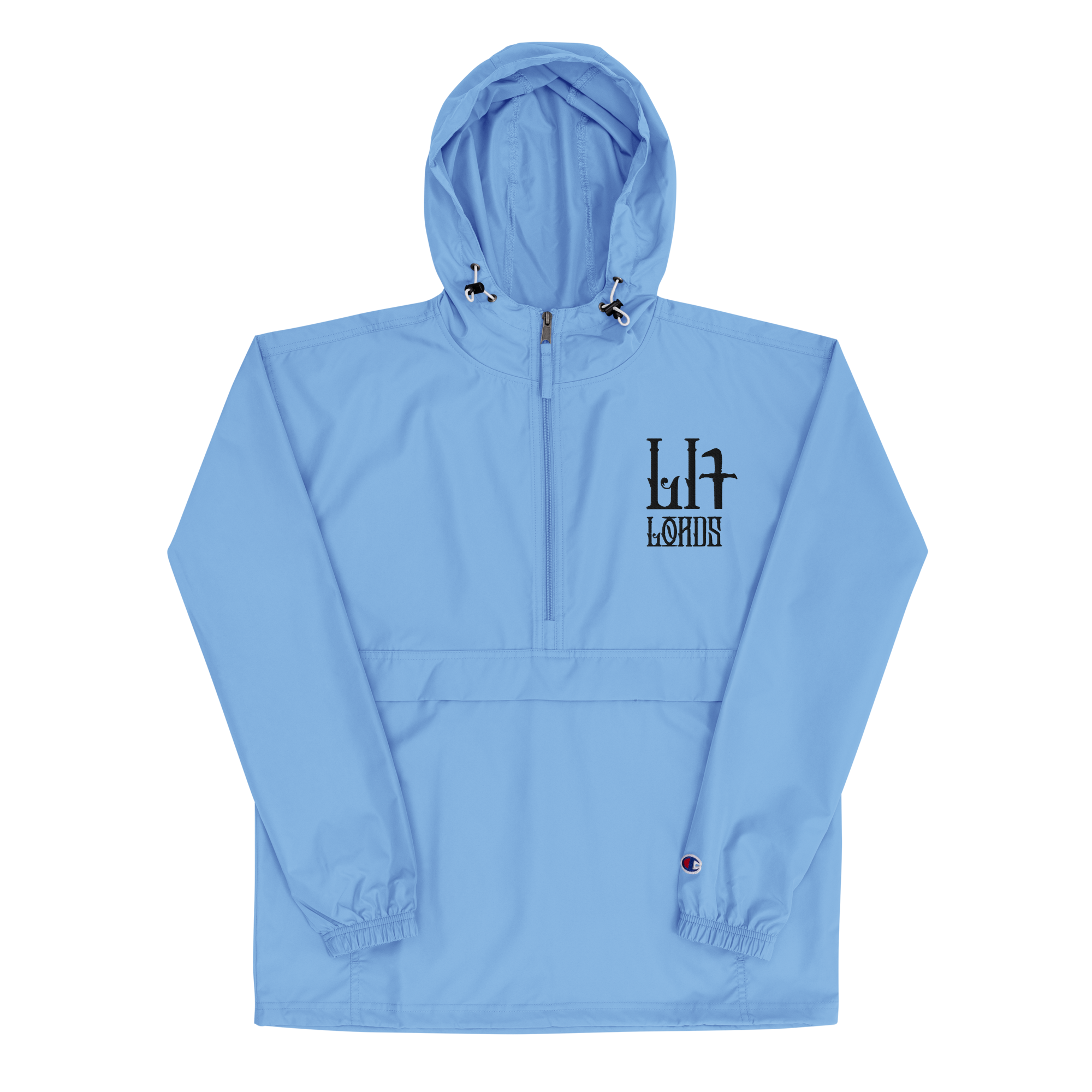 unisex-champion-packable-anorak-light-blue-front-6a56258763d42.png