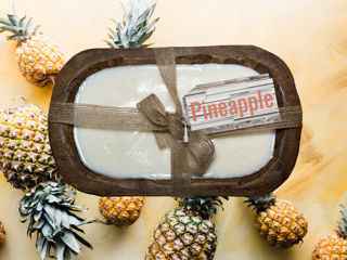 Pineapple Dough Bowl Candle
