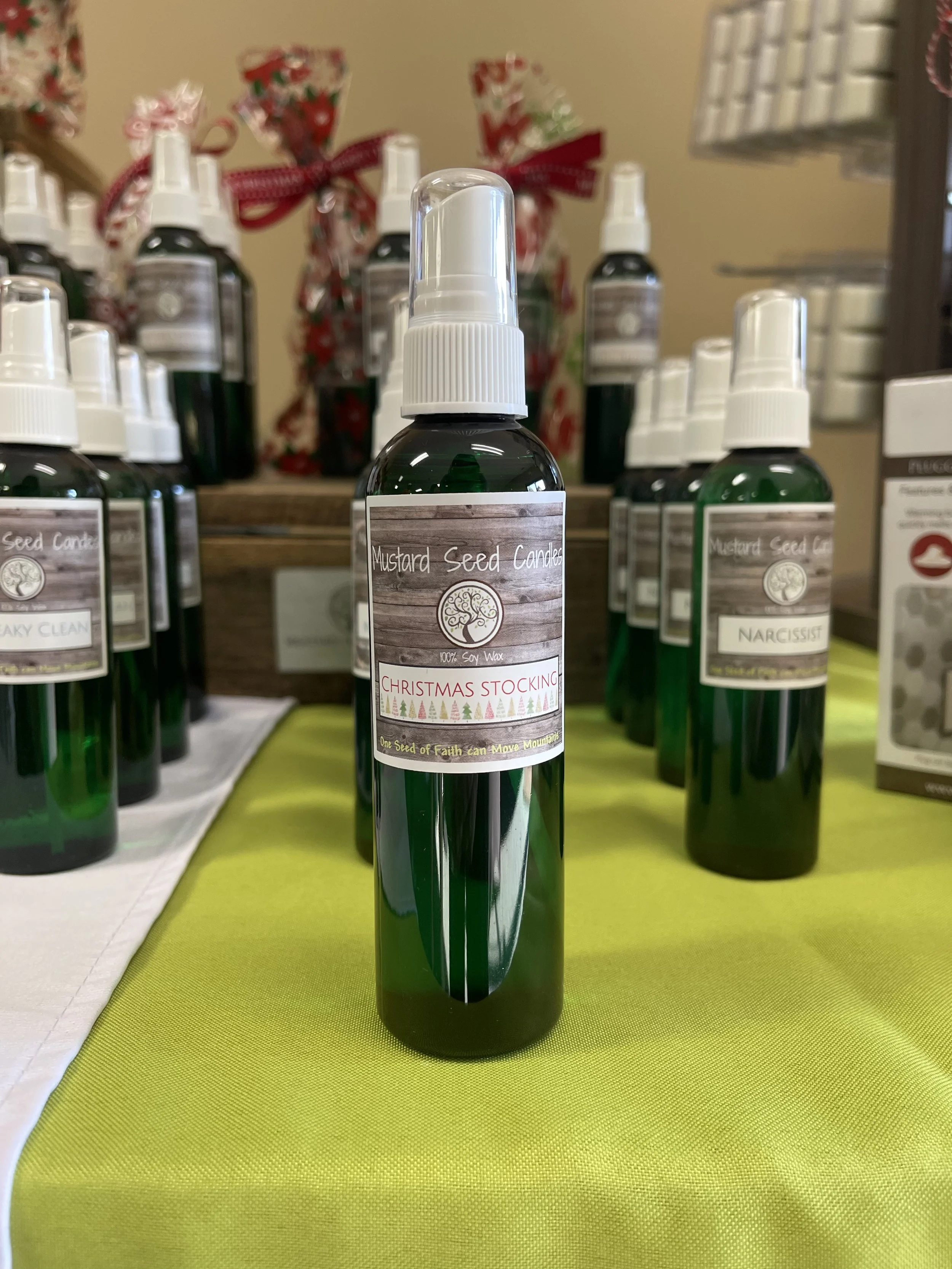 Christmas Stocking Mini Linen Spray