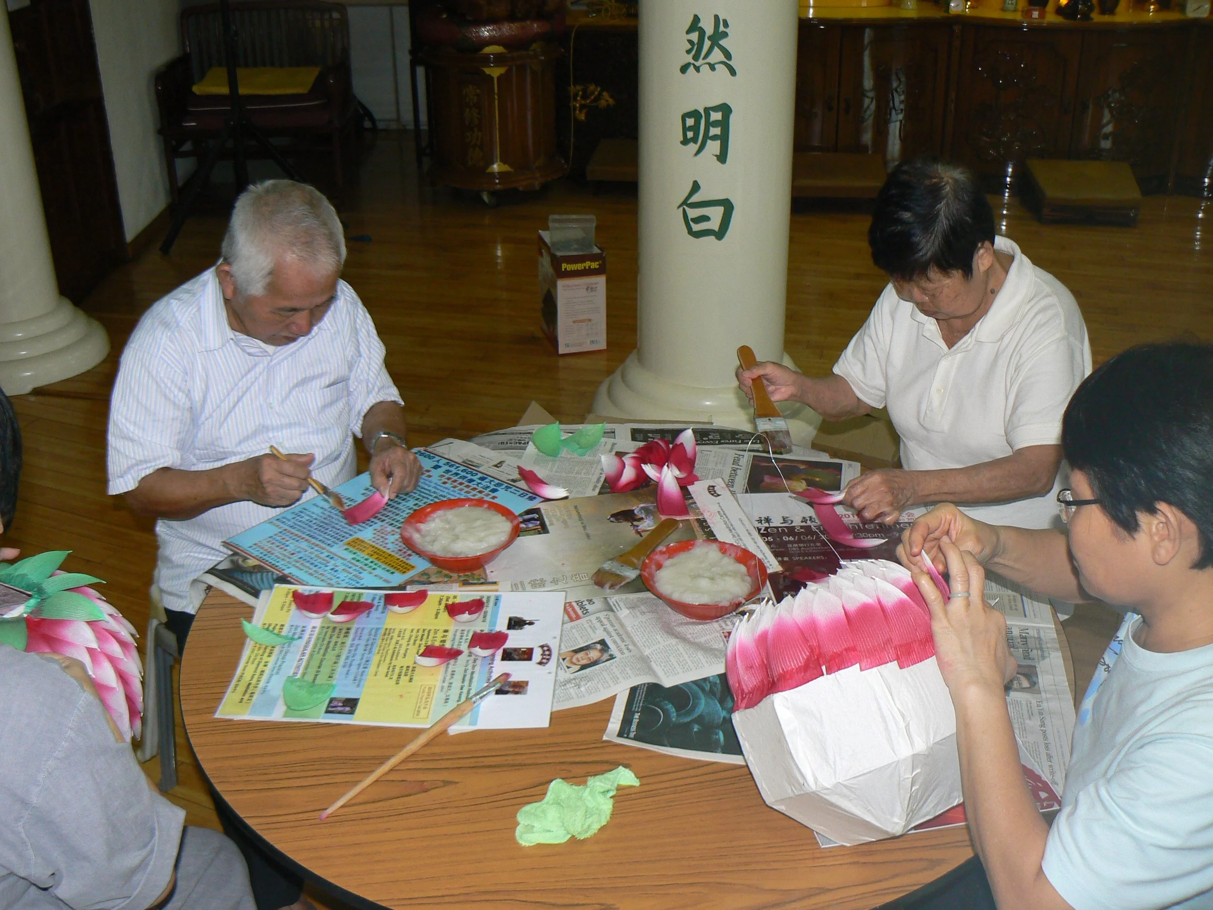 Lotus Lantern Making 2012