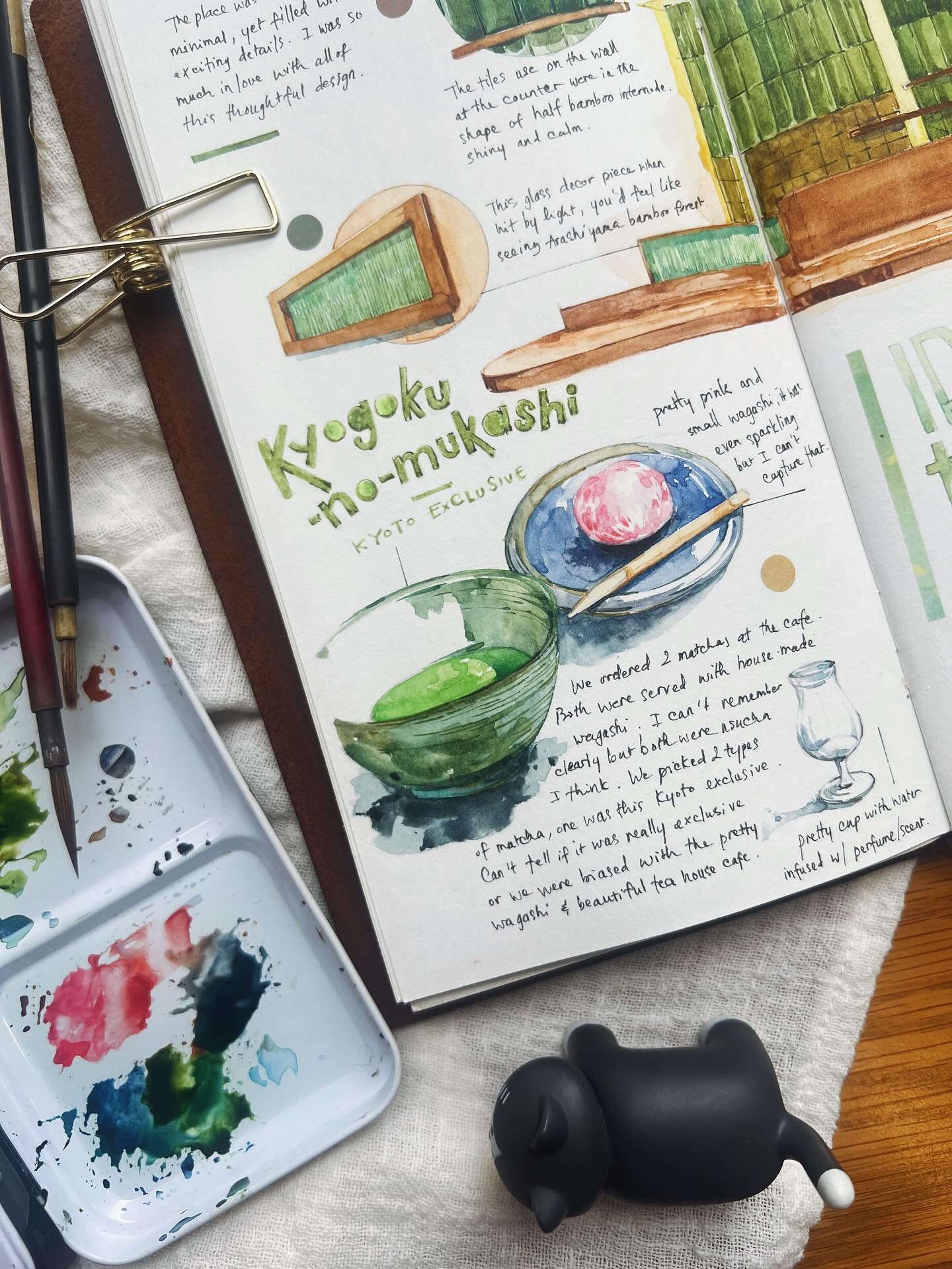 Back to Kyoto and more matcha 🍵

We didn&rsquo;t realize Ippodo Tea House was so close to our hotel. The walk there was surprisingly enjoyable: not a crowded, commercial, touristy neighborhood, but a quiet one filled with quaint vintage shops sellin