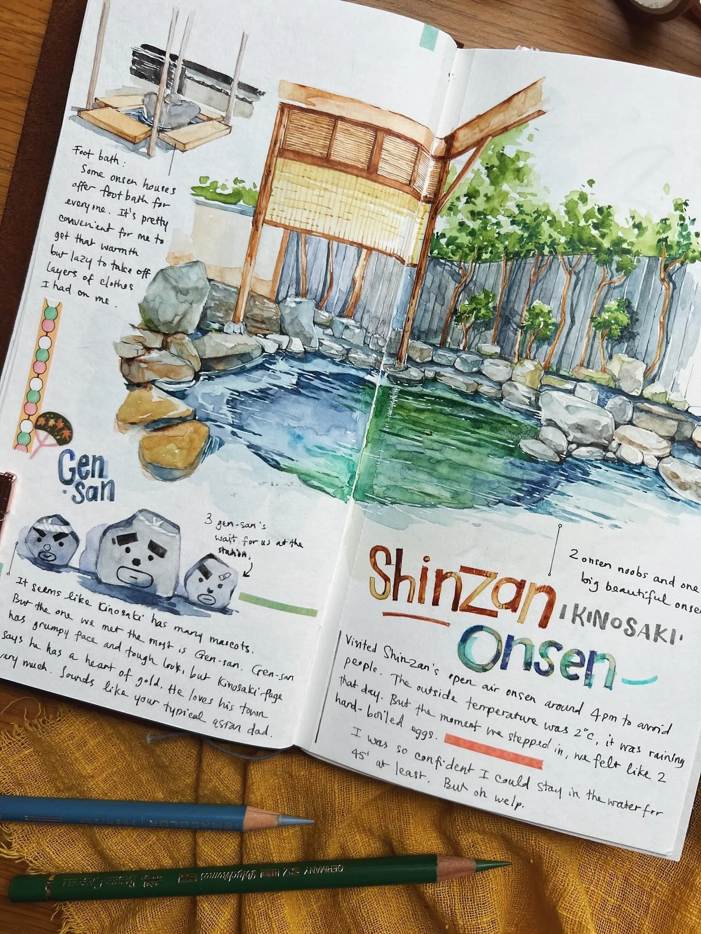 We&rsquo;ve tried onsen many times before, but it wasn&rsquo;t until Kinosaki that this Japanese hobby really grew on us ♨️

From our ryokan&rsquo;s private onsen, to the public bath houses, to the outdoor foot baths - we would&rsquo;ve done it ten t